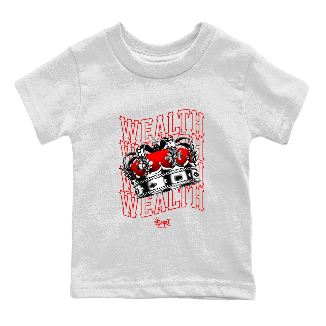 Wealth snkmatch Tee Kids - Air Jordan 1 Satin Bred