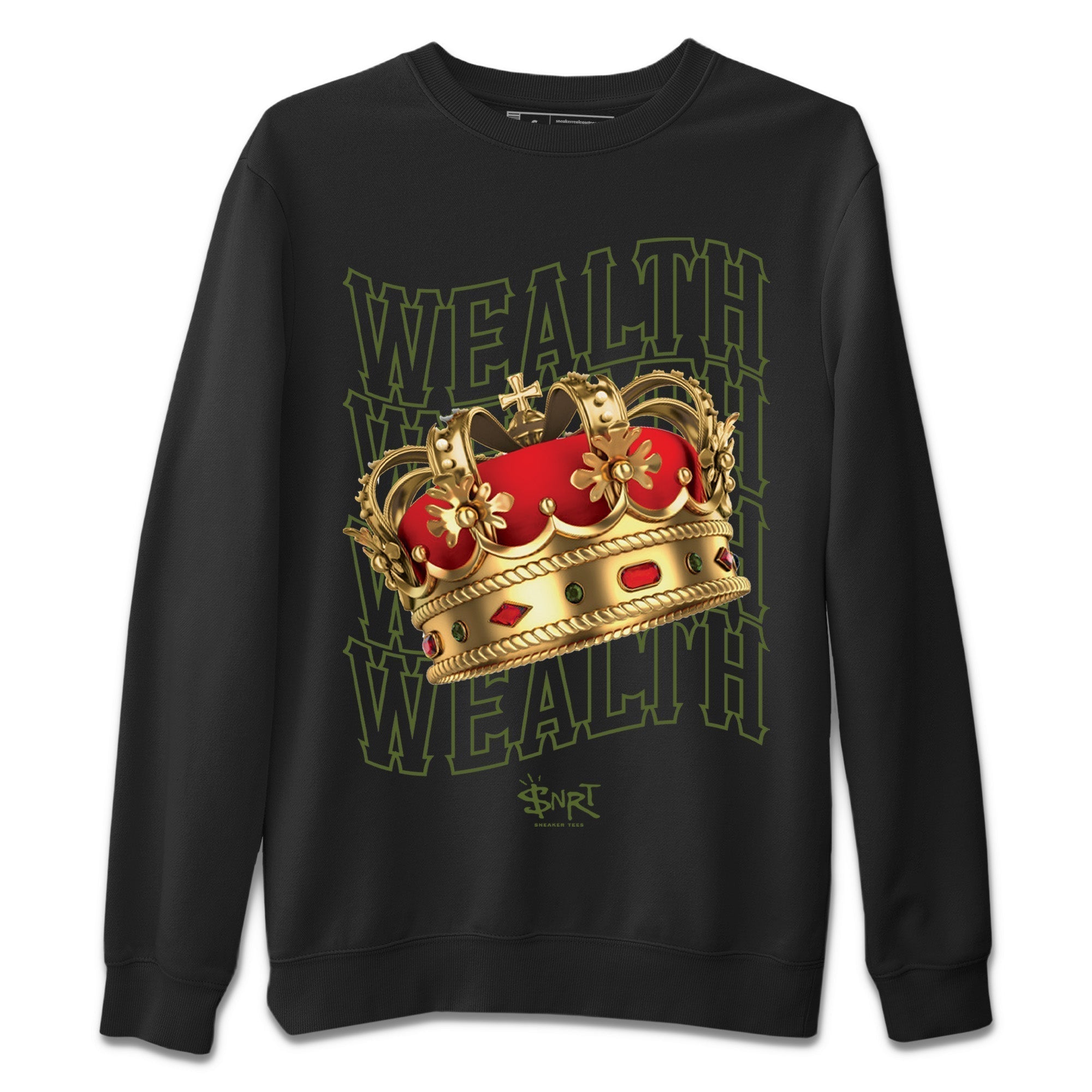 Wealth Unisex Tops - Air Jordan 1 Travis Scott Olive