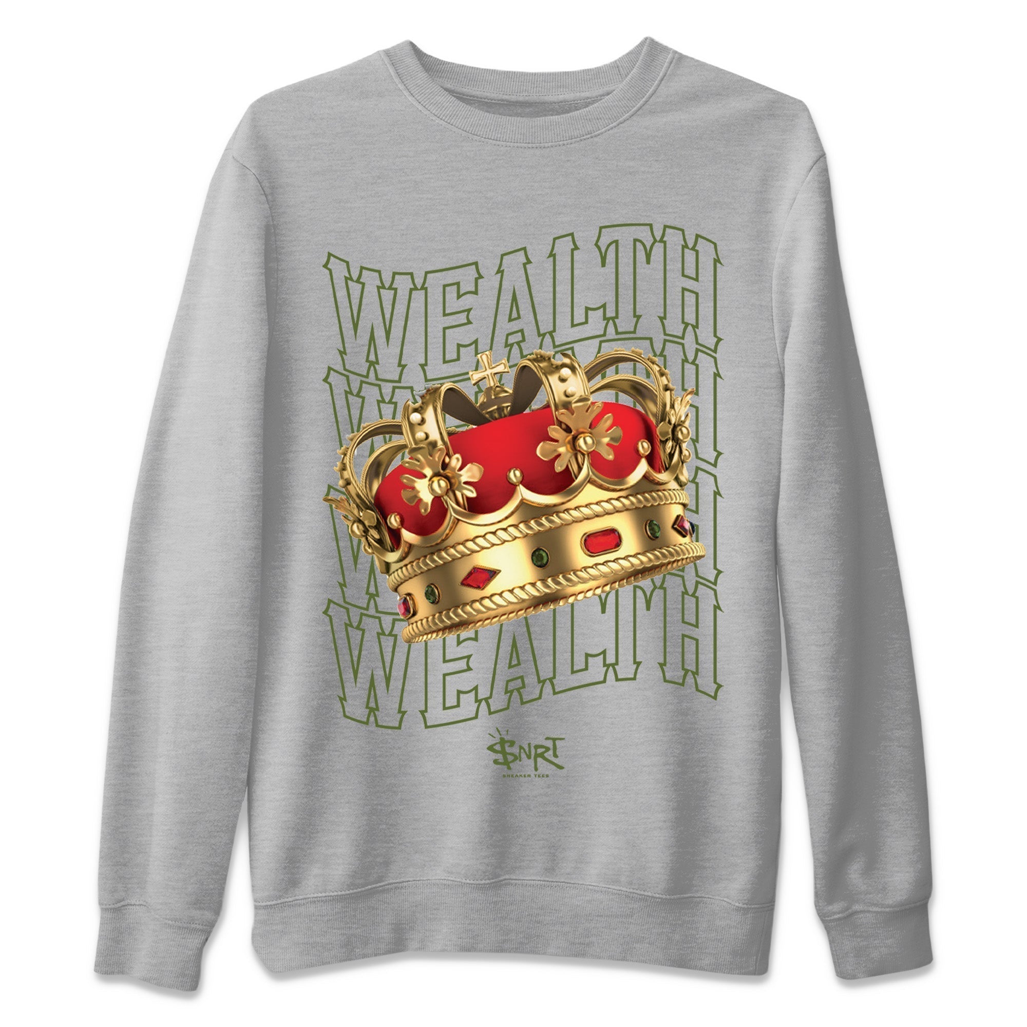 Wealth Unisex Tops - Air Jordan 1 Travis Scott Olive
