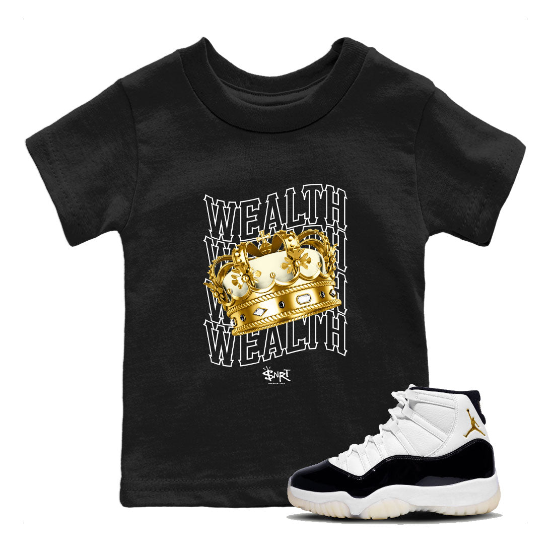 Wealth snkmatch Tee Kids - Air Jordan 11 Gratitude