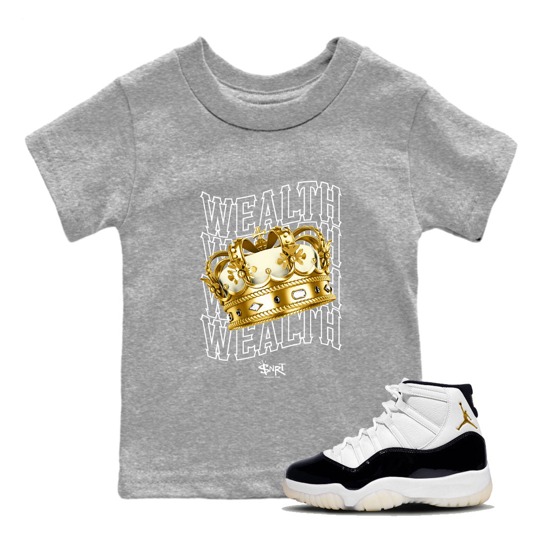 Wealth snkmatch Tee Kids - Air Jordan 11 Gratitude