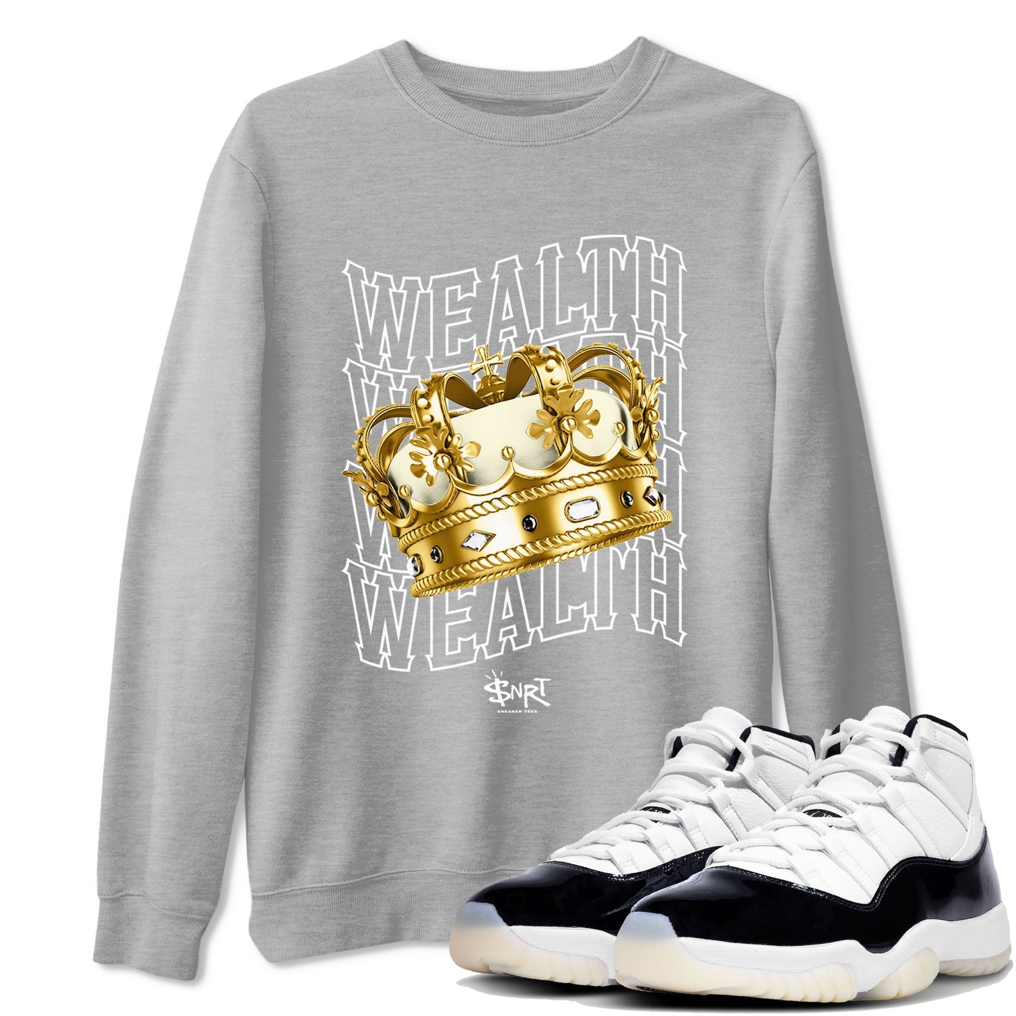Wealth snkmatch Tee - Air Jordan 11 Gratitude