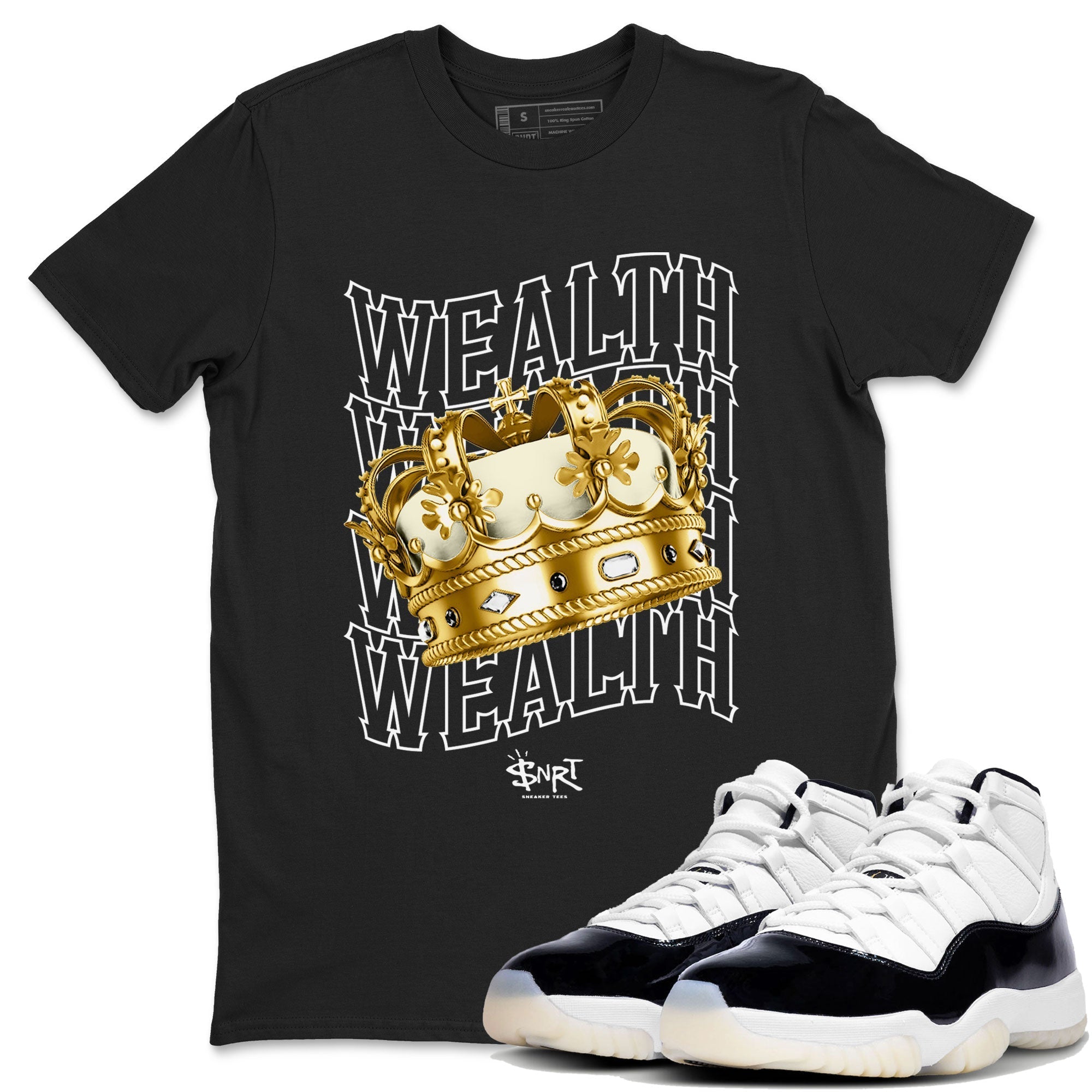 Wealth snkmatch Tee - Air Jordan 11 Gratitude