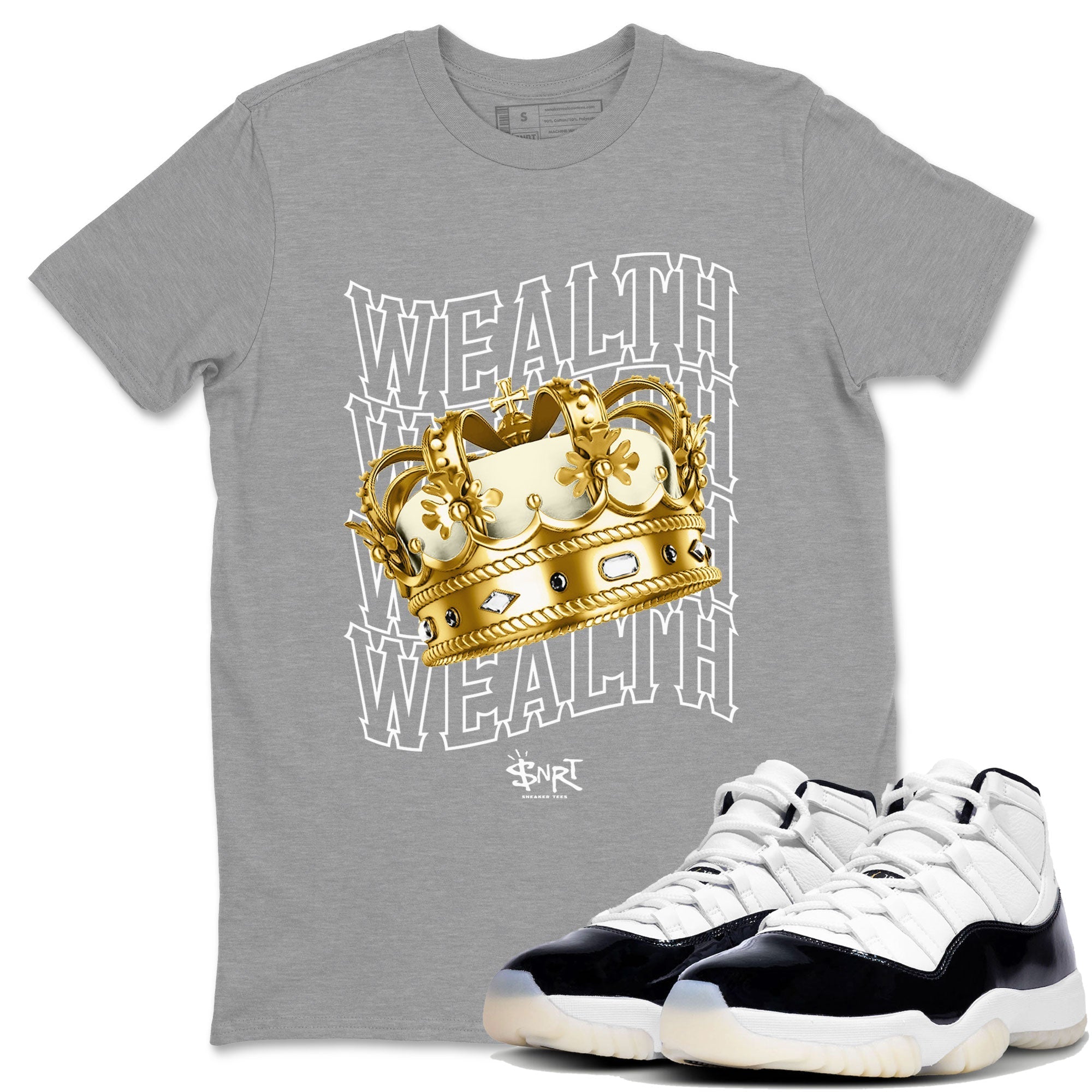 Wealth snkmatch Tee - Air Jordan 11 Gratitude