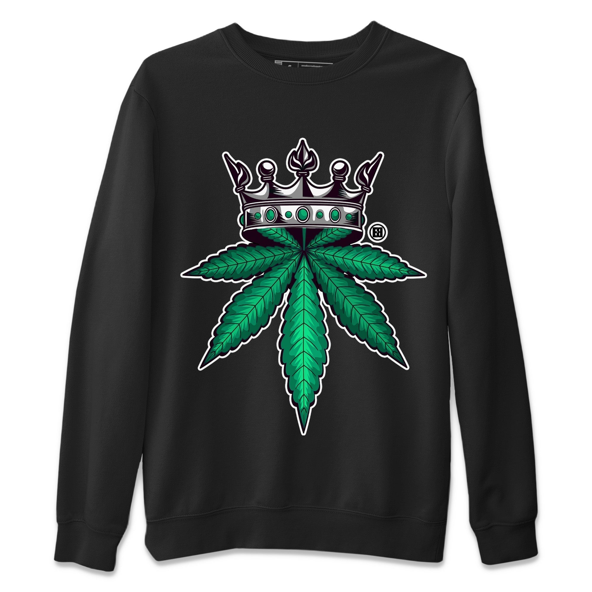 Weed Crown Unisex Tops - Air Jordan 1 Gorge Green