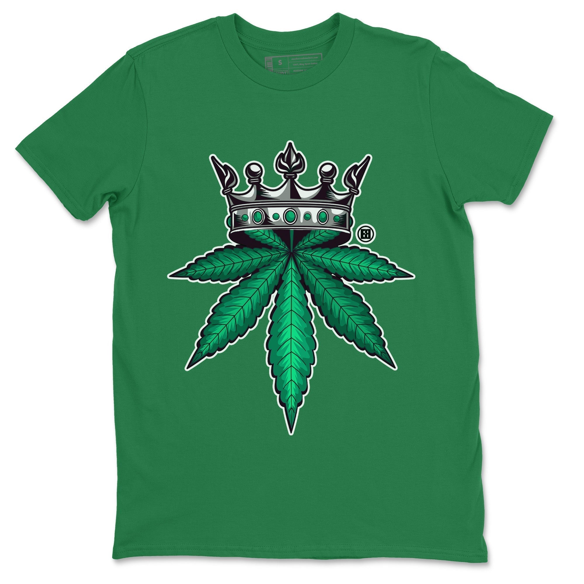 Weed Crown Unisex Tops - Air Jordan 1 Gorge Green