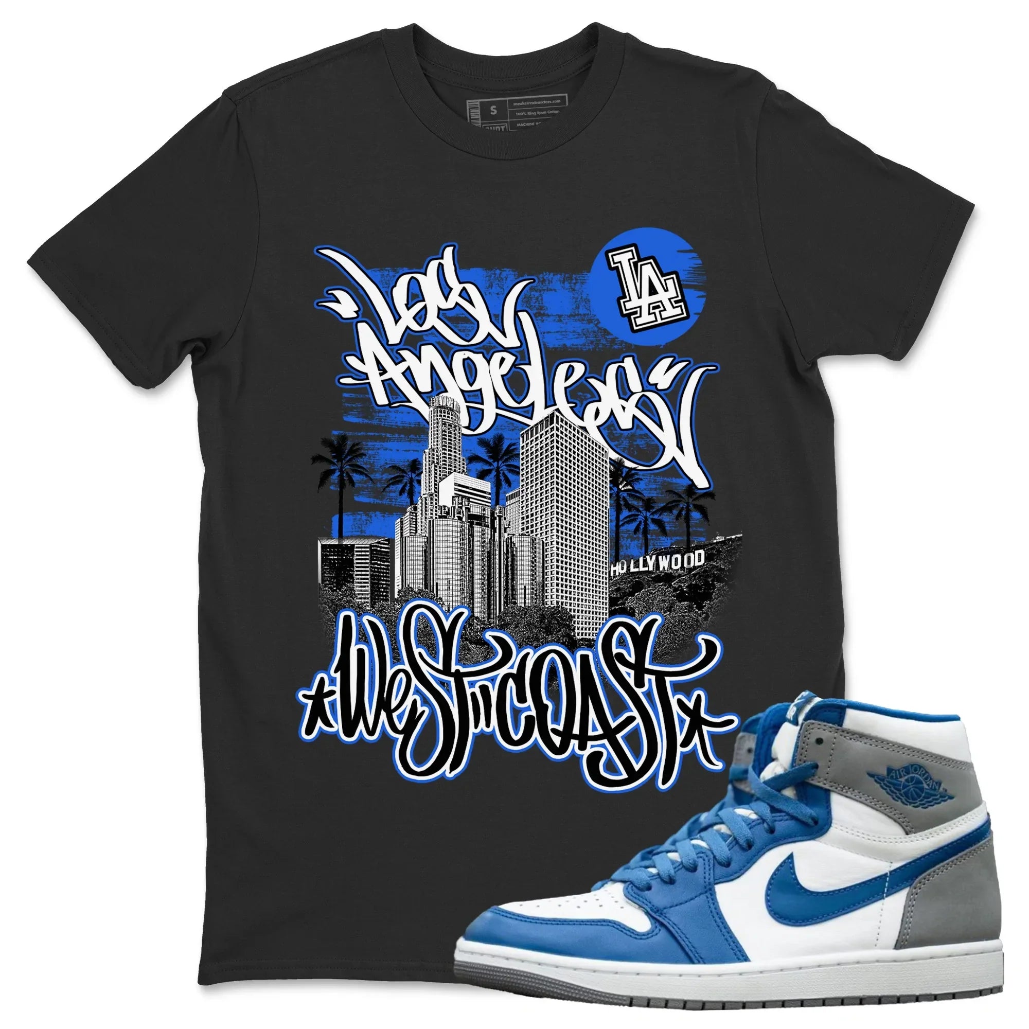 West Coast Unisex Tops - Air Jordan 1 True Blue