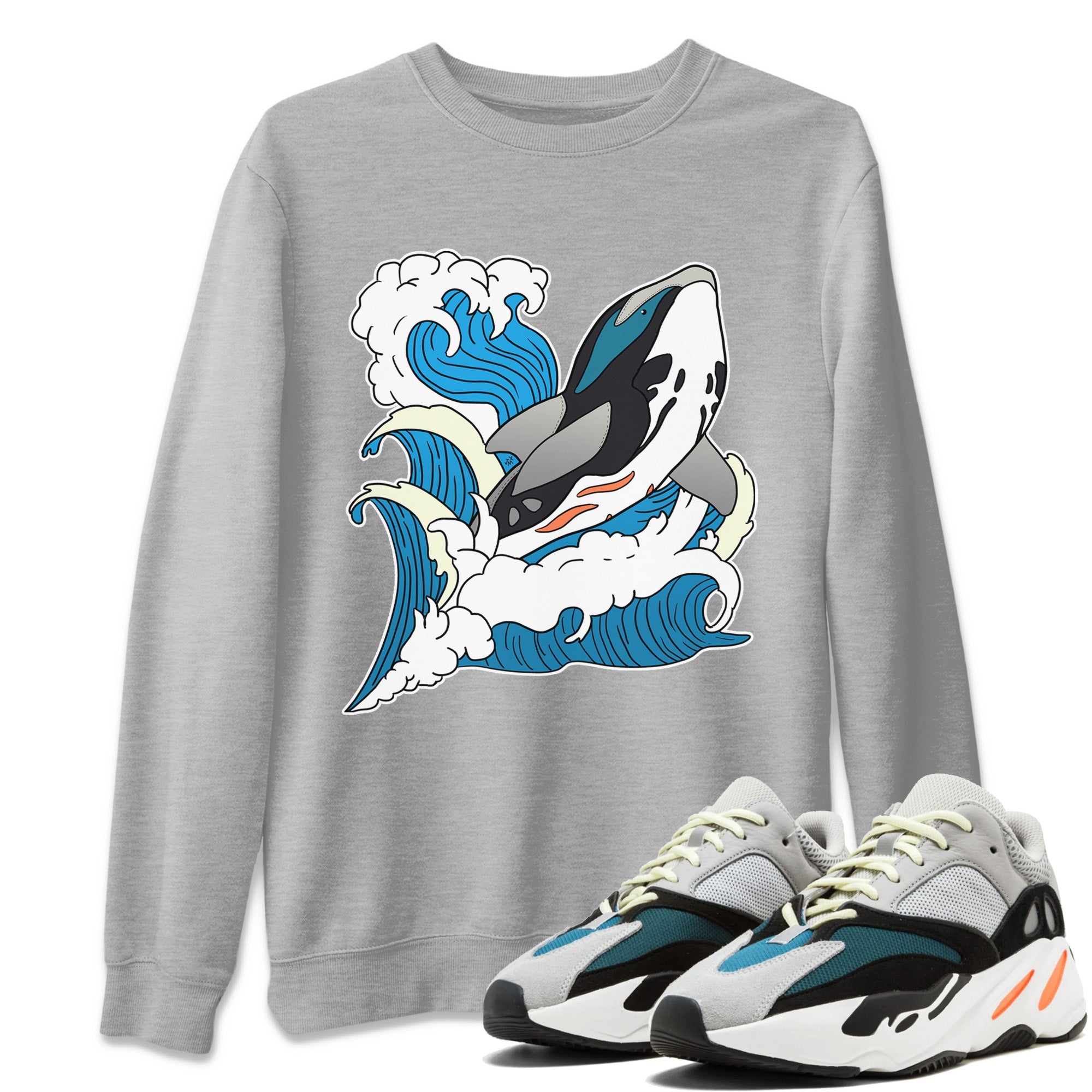 Whale Waves Unisex Tops - Yeezy 700 Wave Runner