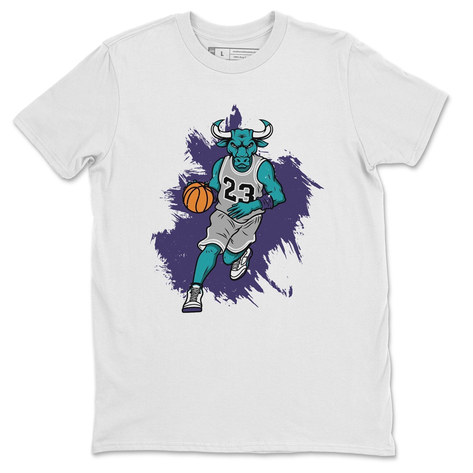 Bull Figure Unisex Tops - Air Jordan 5 Black Grape