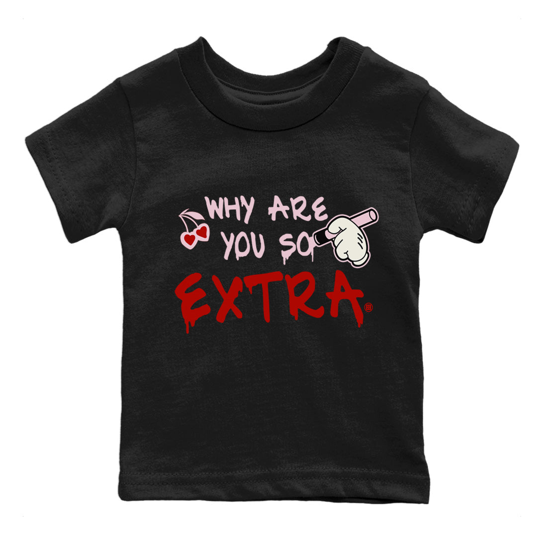 Why Are You So Extra Kids Tops - Air Force 1 Valentines Day