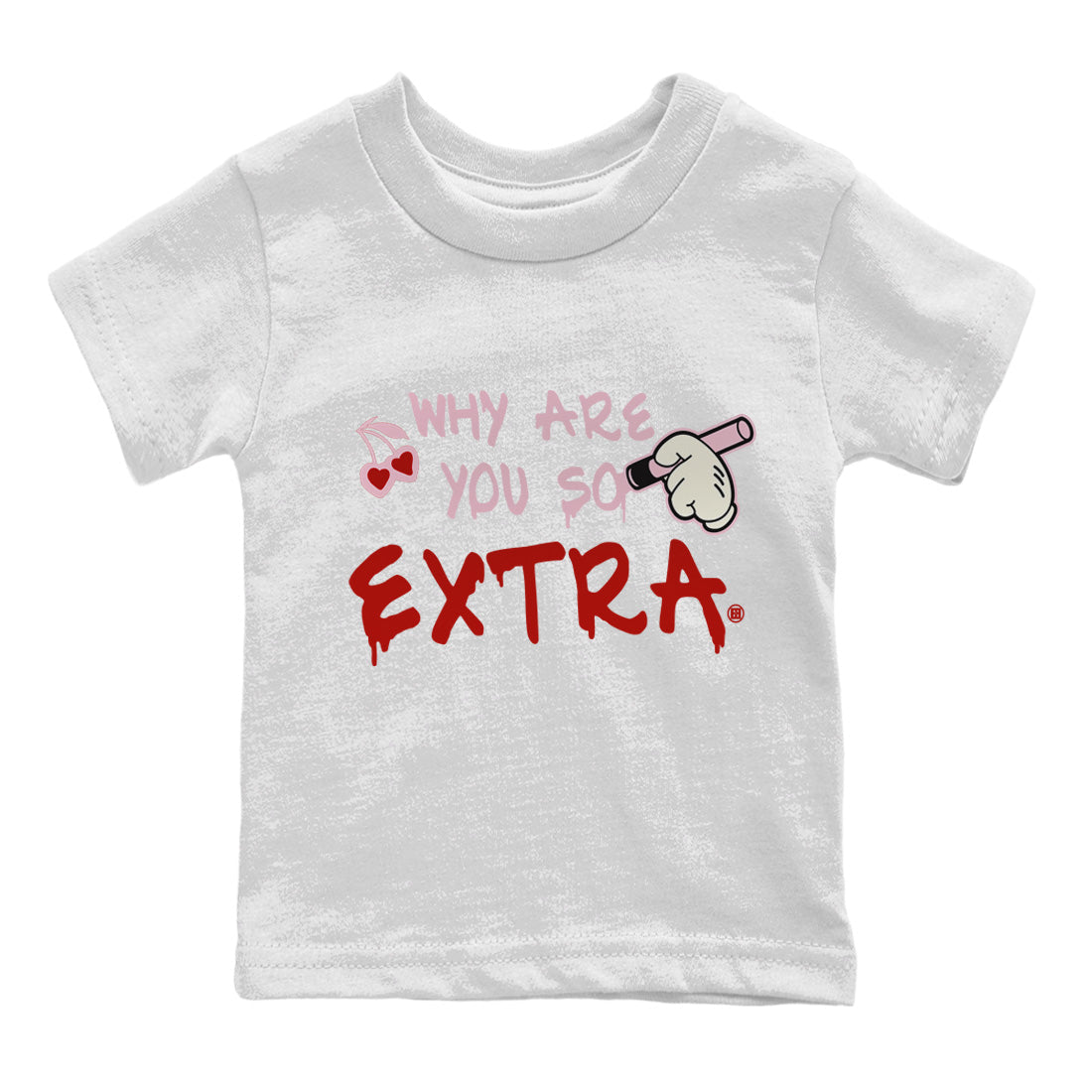 Why Are You So Extra Kids Tops - Air Force 1 Valentines Day