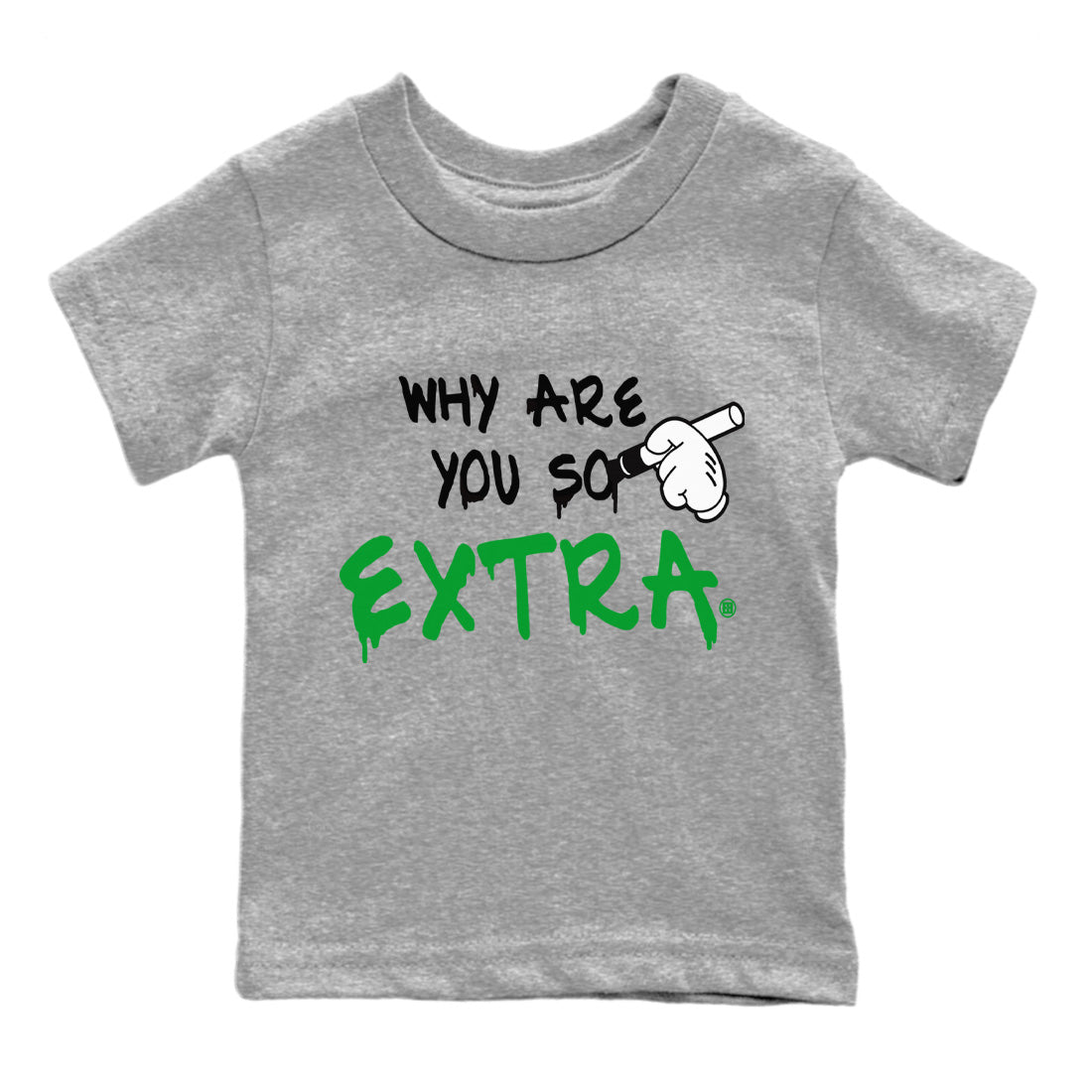 Why Are You So Extra Kids Tops - Air Jordan 1 Celtics