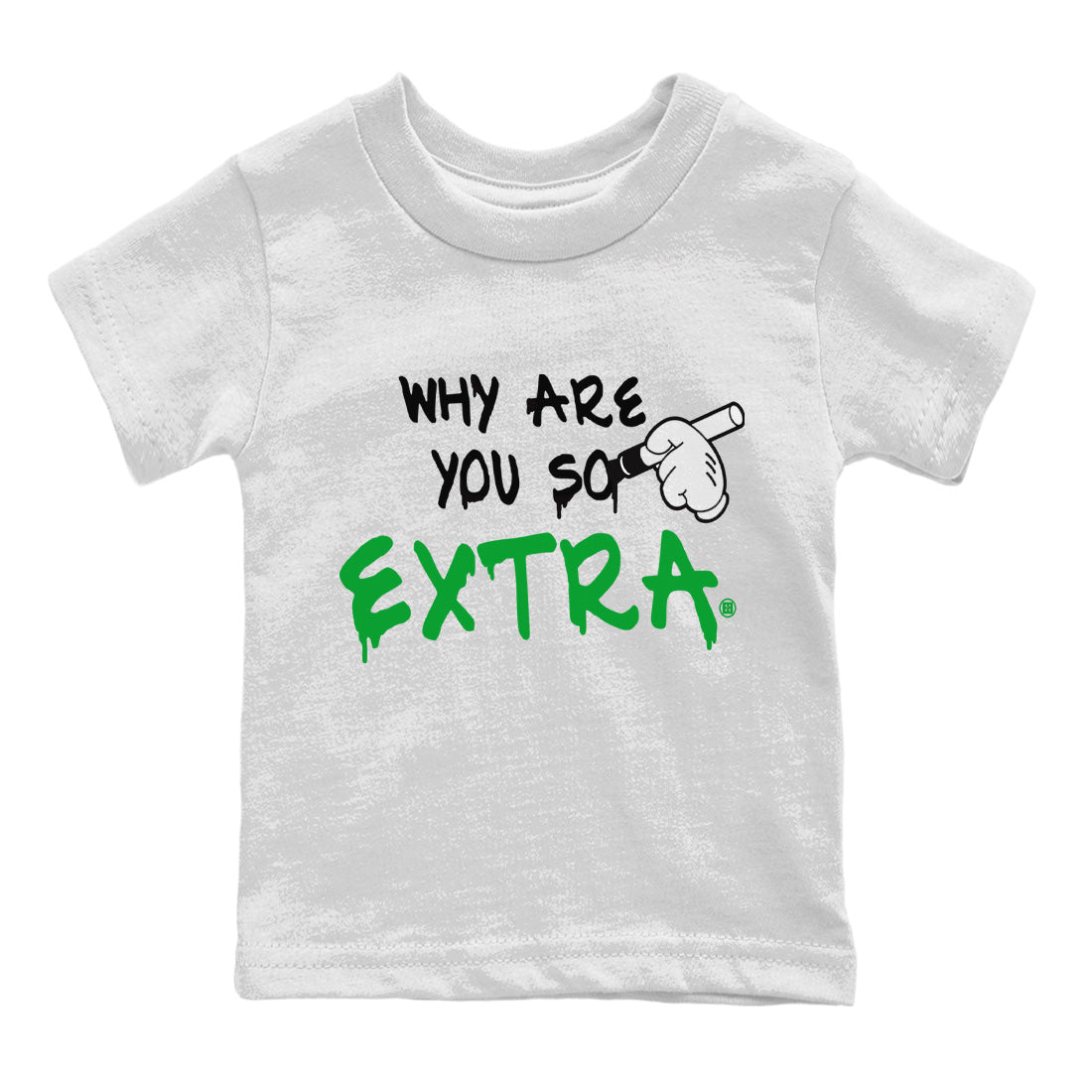 Why Are You So Extra Kids Tops - Air Jordan 1 Celtics