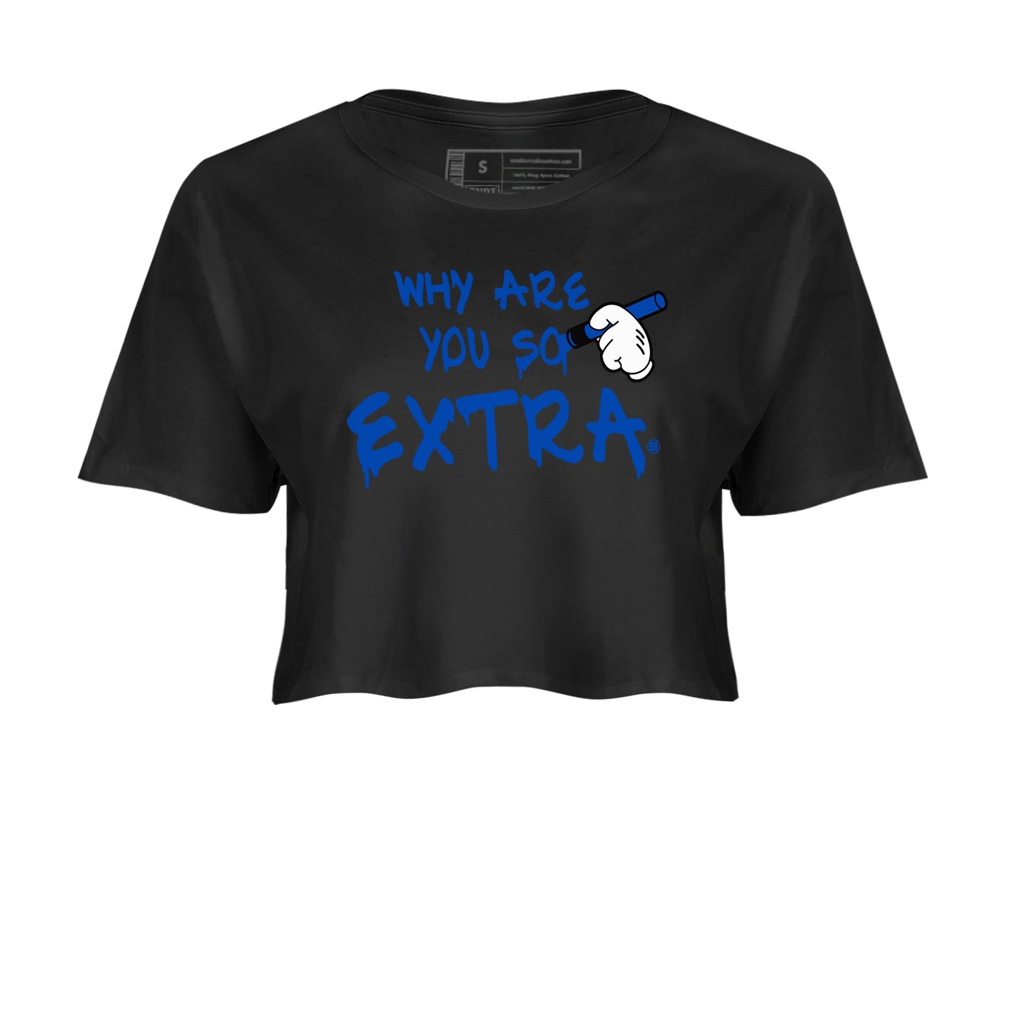Why Are You So Extra snkmatch Women's Top - Air Jordan 1 Game Royal