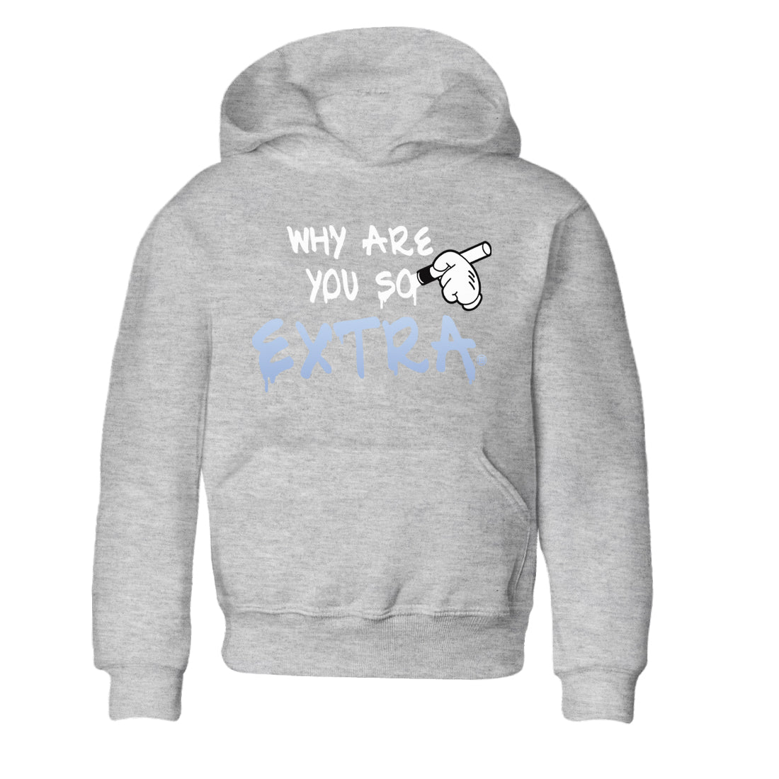 Why Are You So Extra Kids Tops - Air Jordan 11 White Cement
