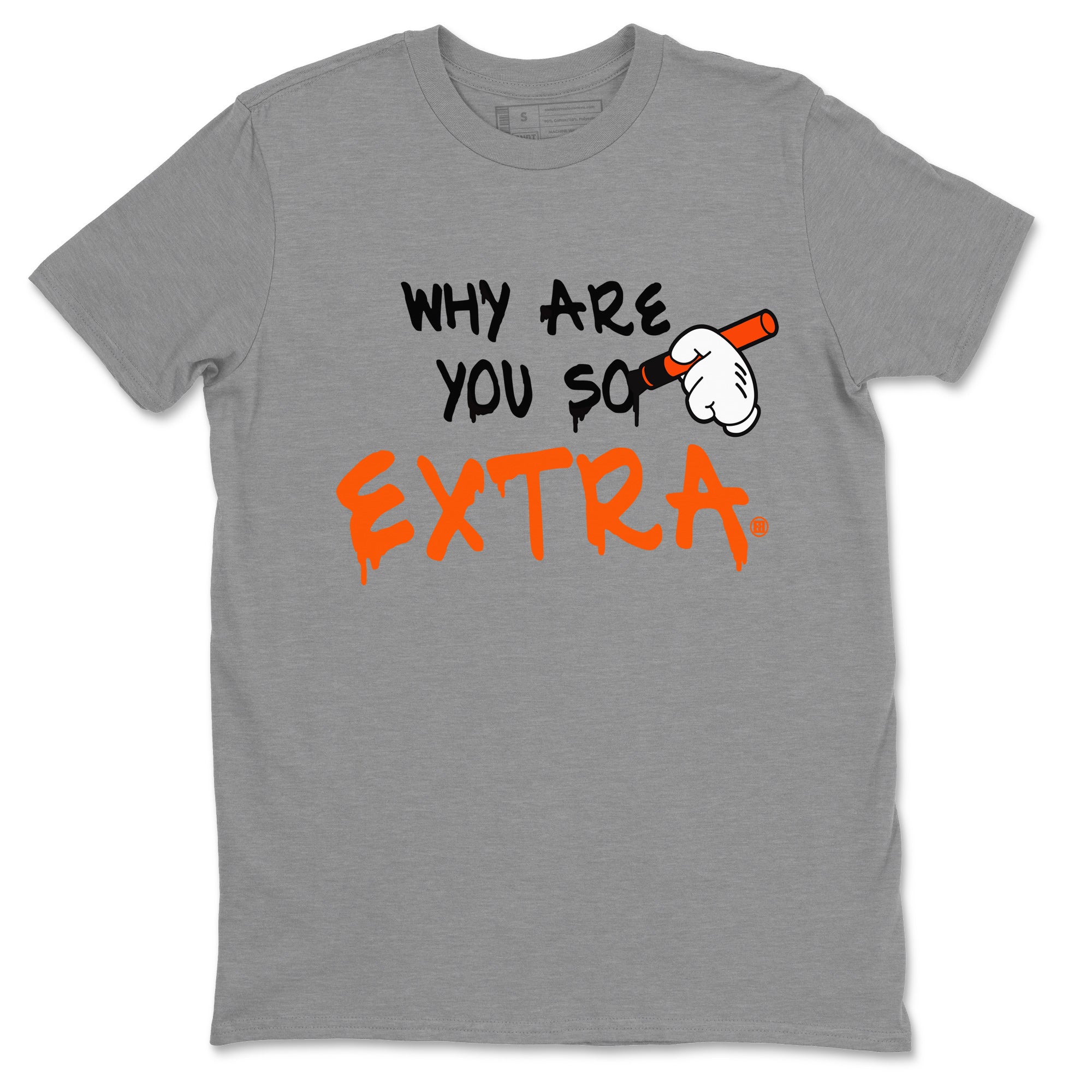 Why Are You So Extra Unisex Tops - Air Jordan 12 Brilliant Orange