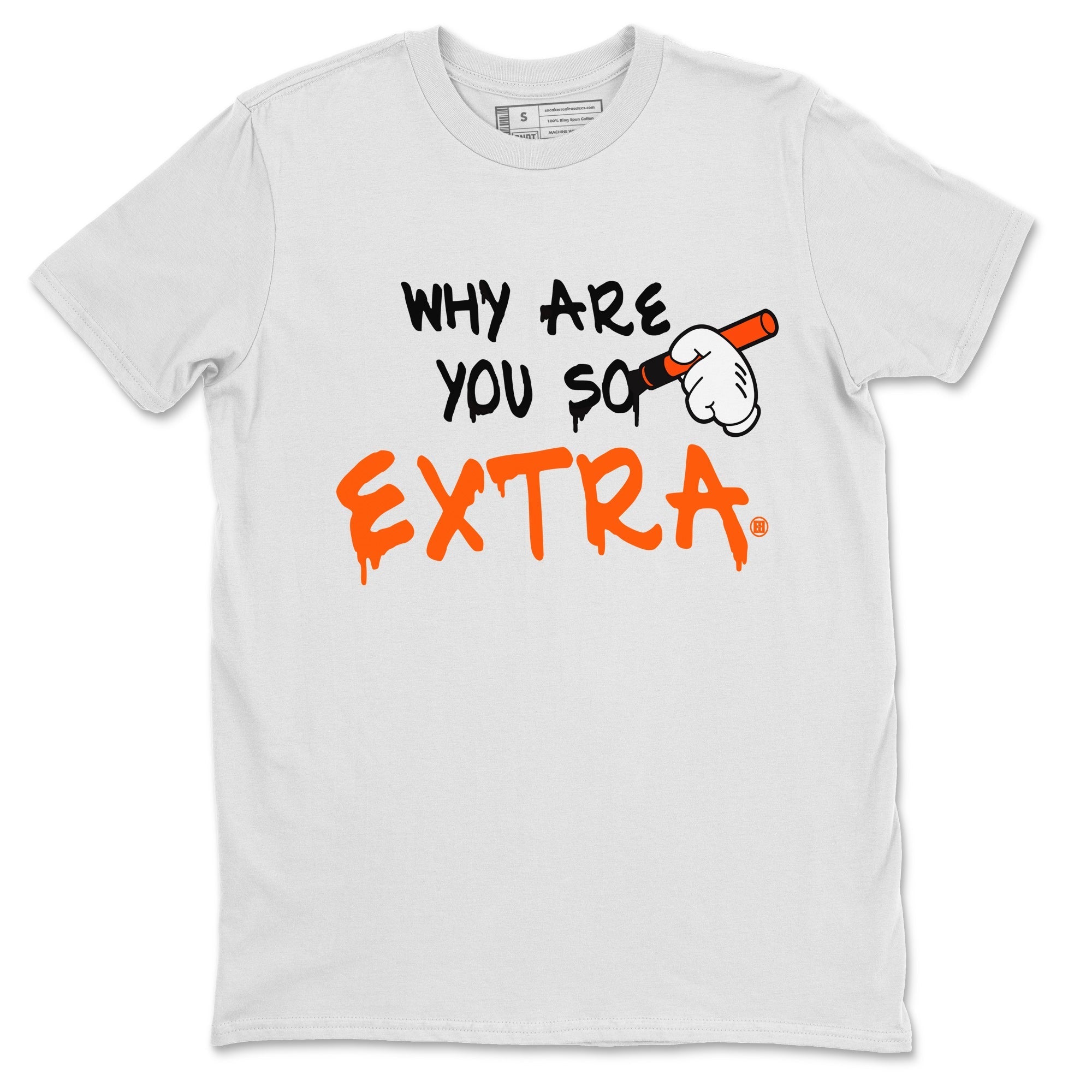 Why Are You So Extra Unisex Tops - Air Jordan 12 Brilliant Orange
