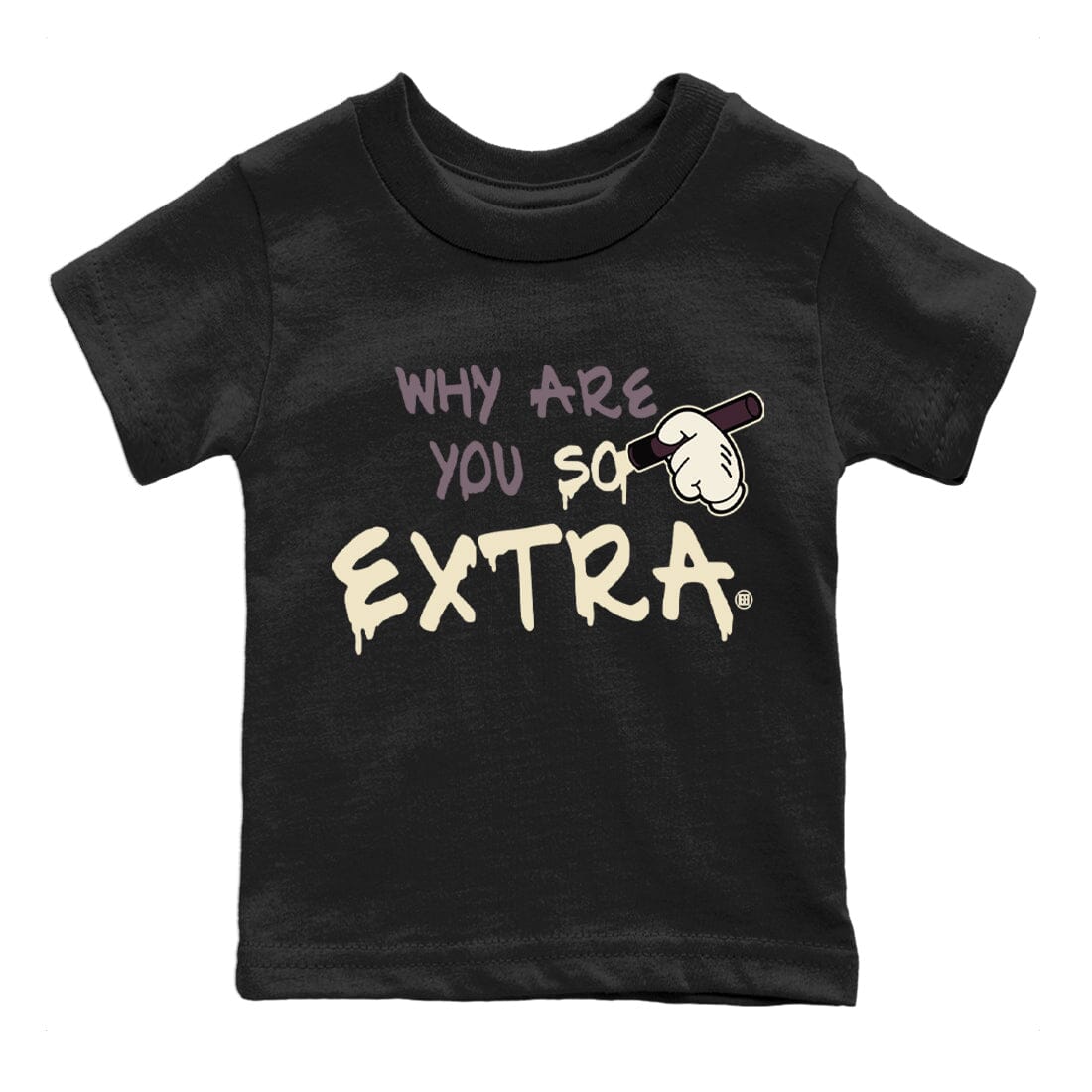 Why Are You So Extra Kids Tops - Air Jordan 4 A Ma Maniere
