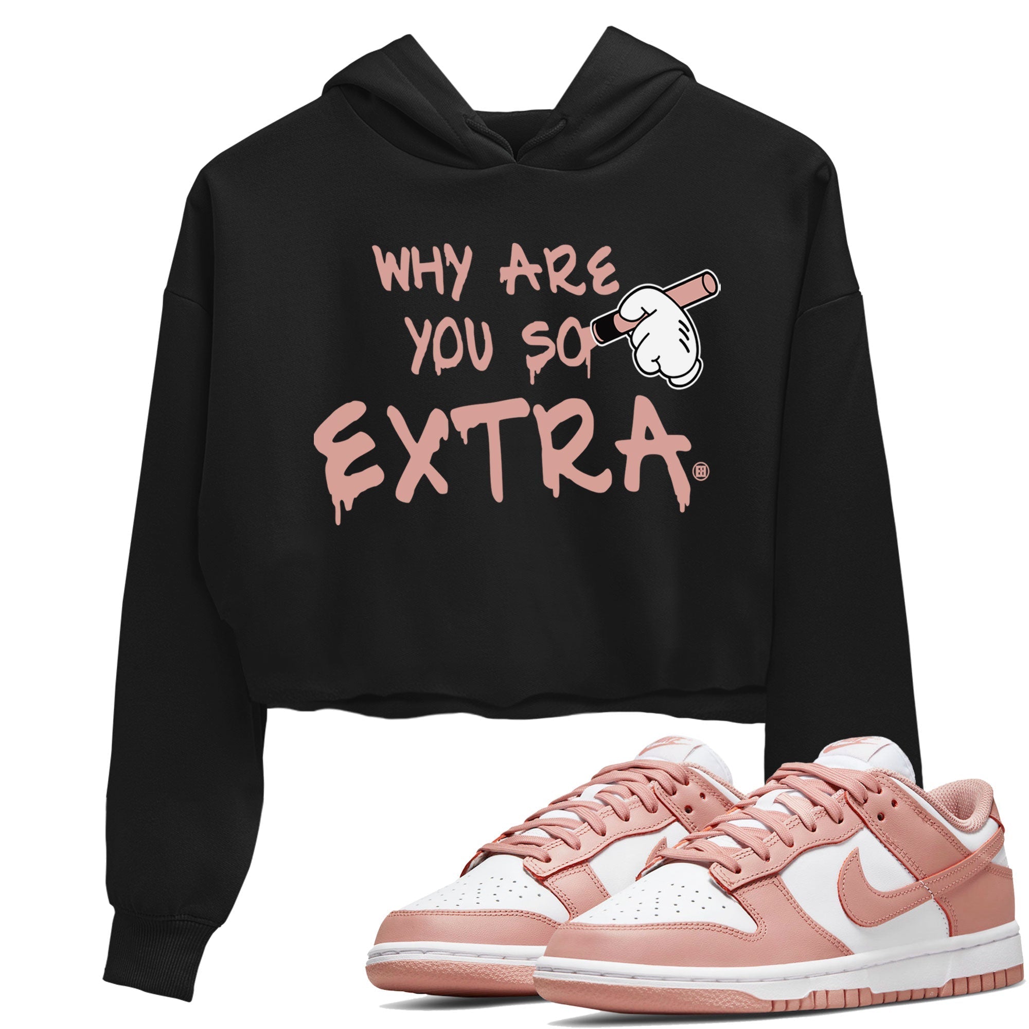Why Are You So Extra snkmatch Women's Top - Dunk Rose Whisper