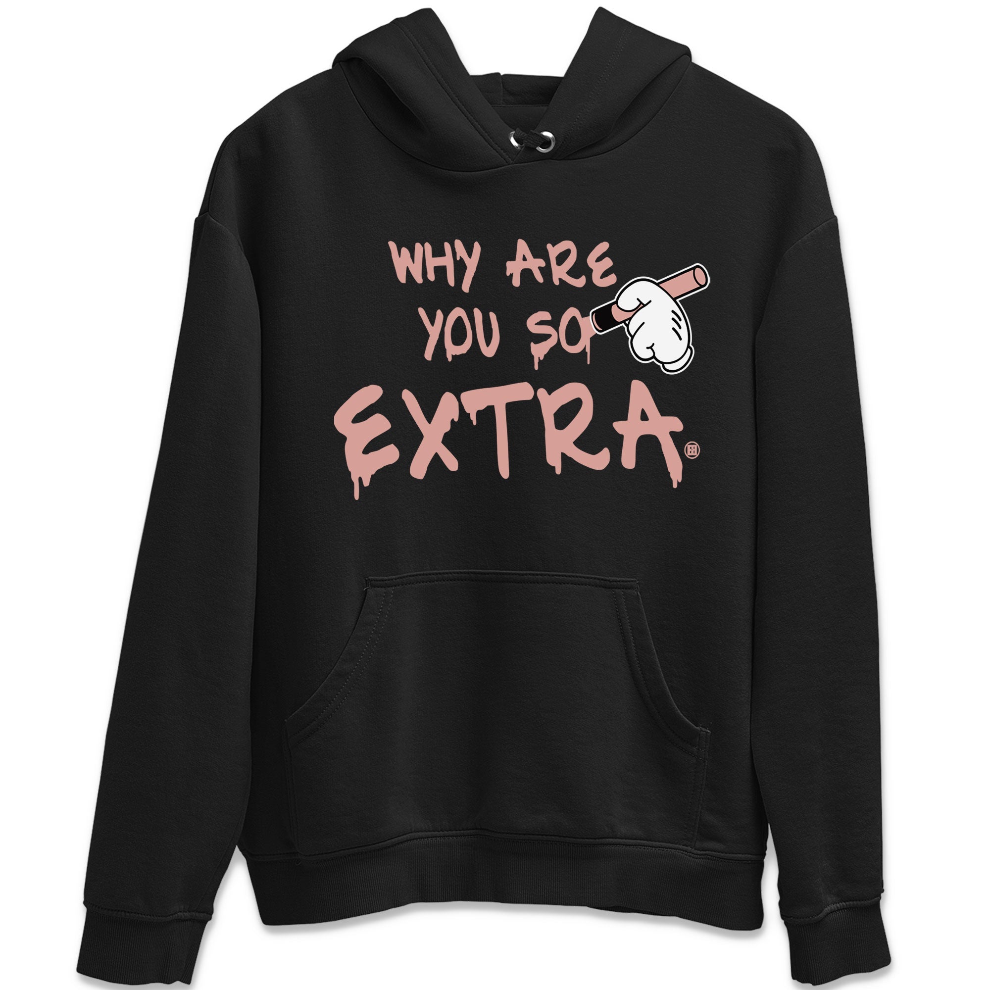 Why Are You So Extra snkmatch Tee - Dunk Rose Whisper