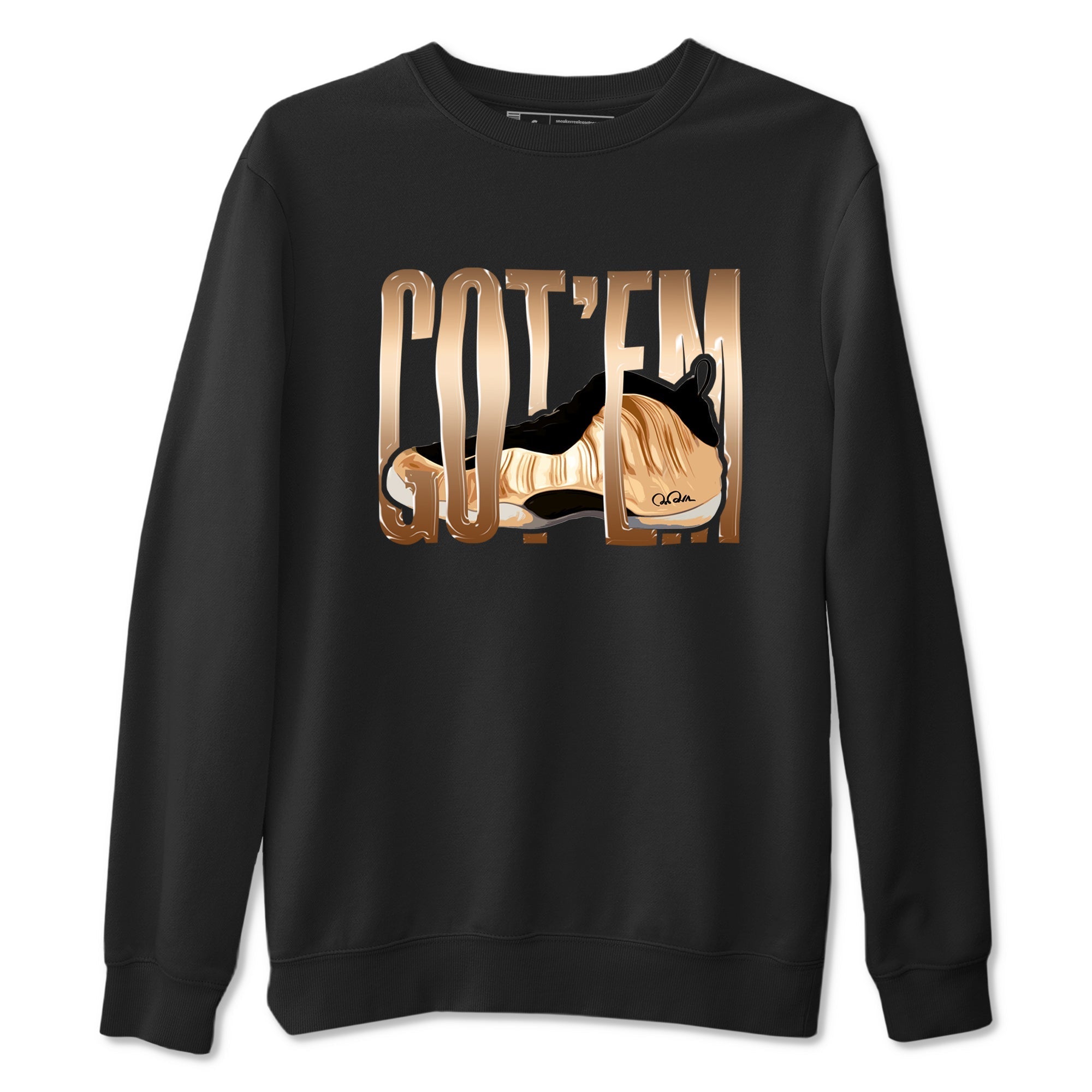Wiggling Gotem snkmatch Tees - Air Foamposite One Metallic Copper