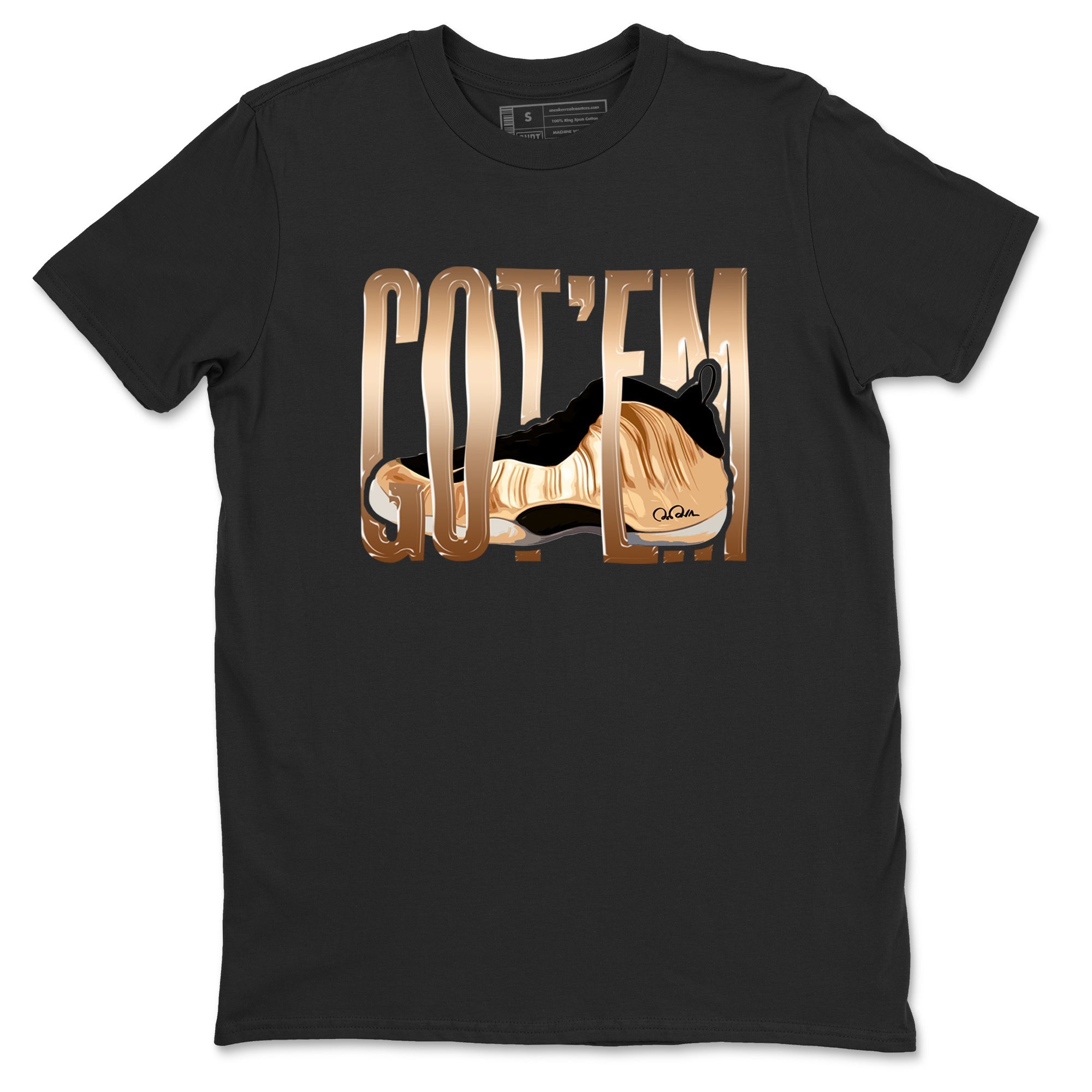 Wiggling Gotem snkmatch Tees - Air Foamposite One Metallic Copper