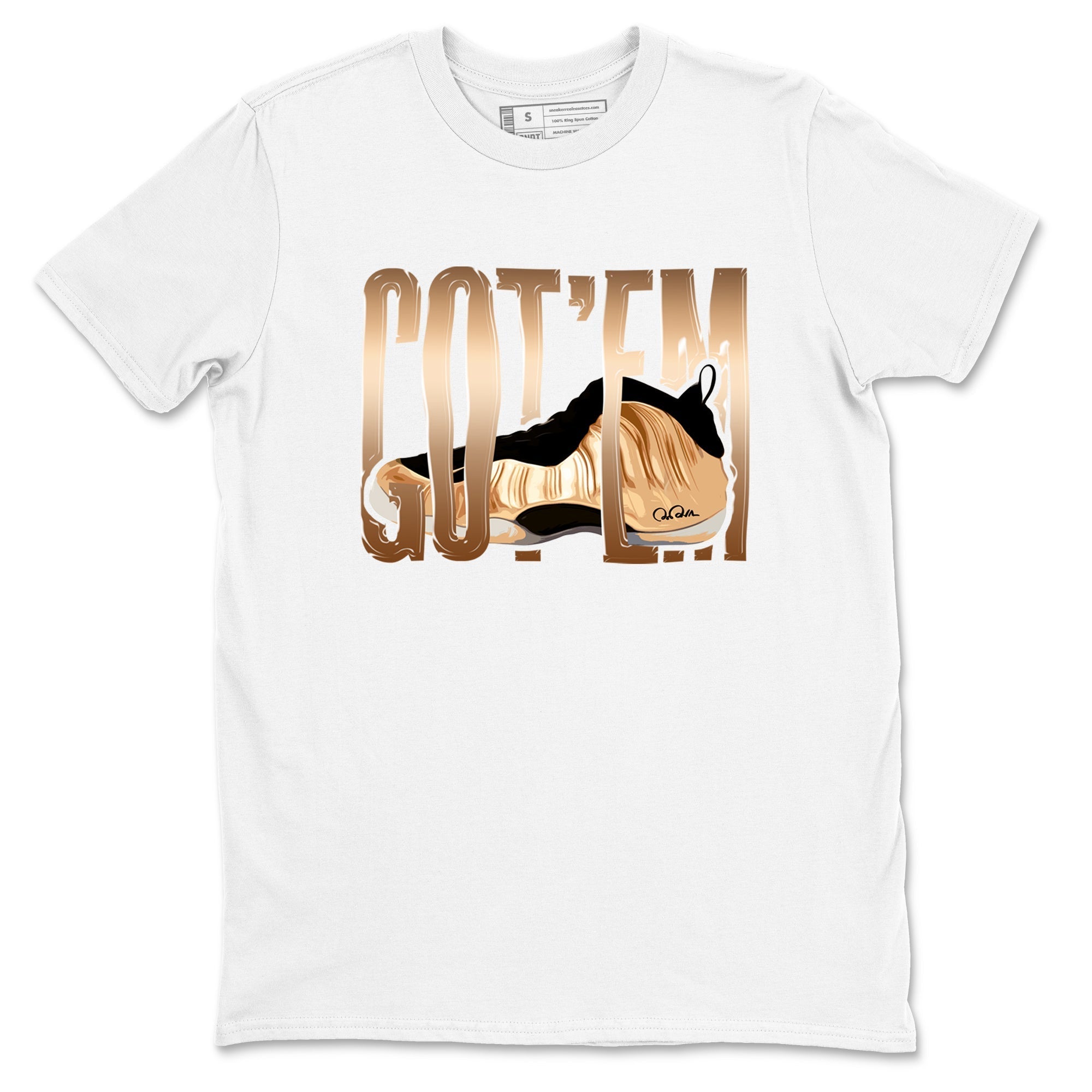 Wiggling Gotem snkmatch Tees - Air Foamposite One Metallic Copper