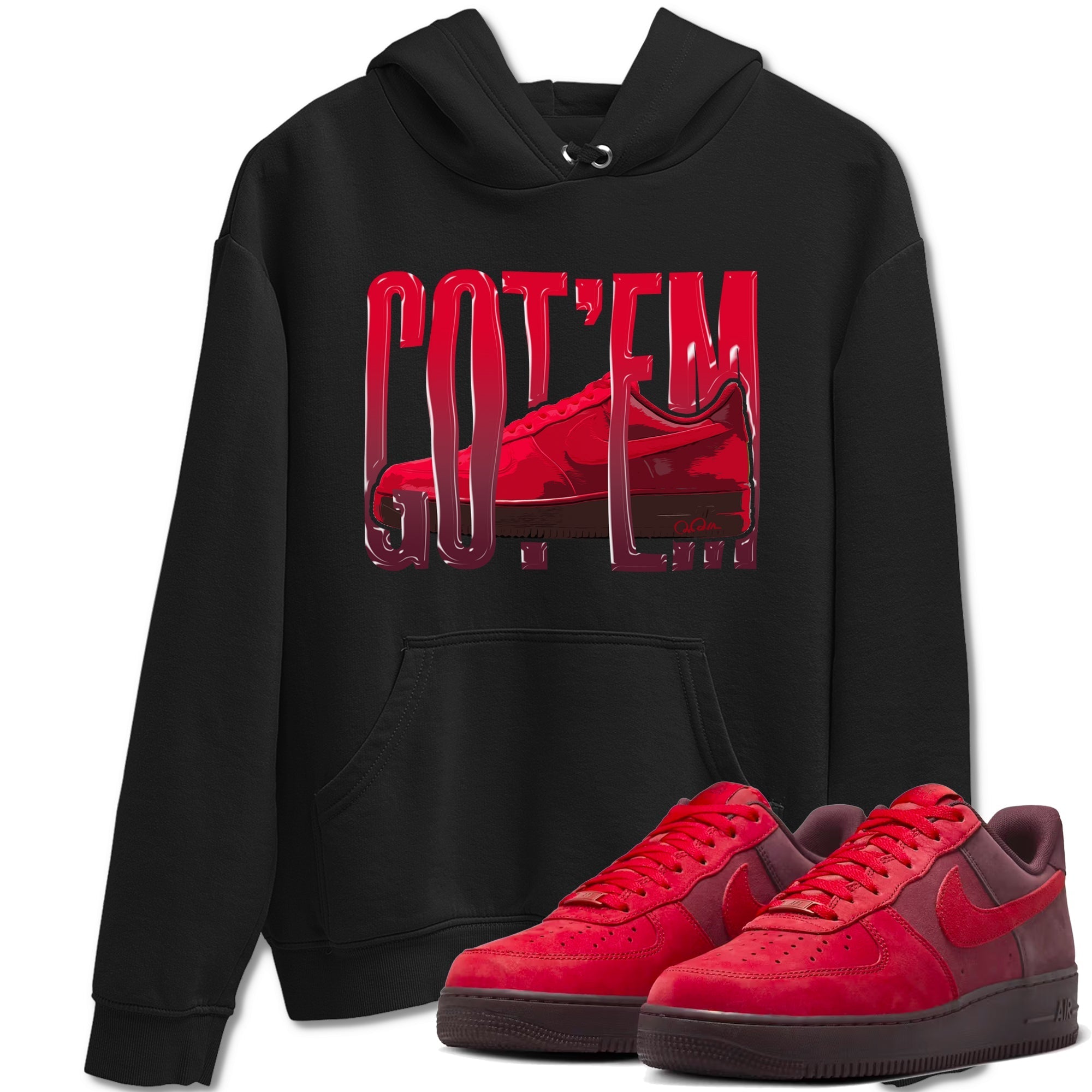 Wiggling Gotem snkmatch Tees - Air Force 1 Layers Of Love