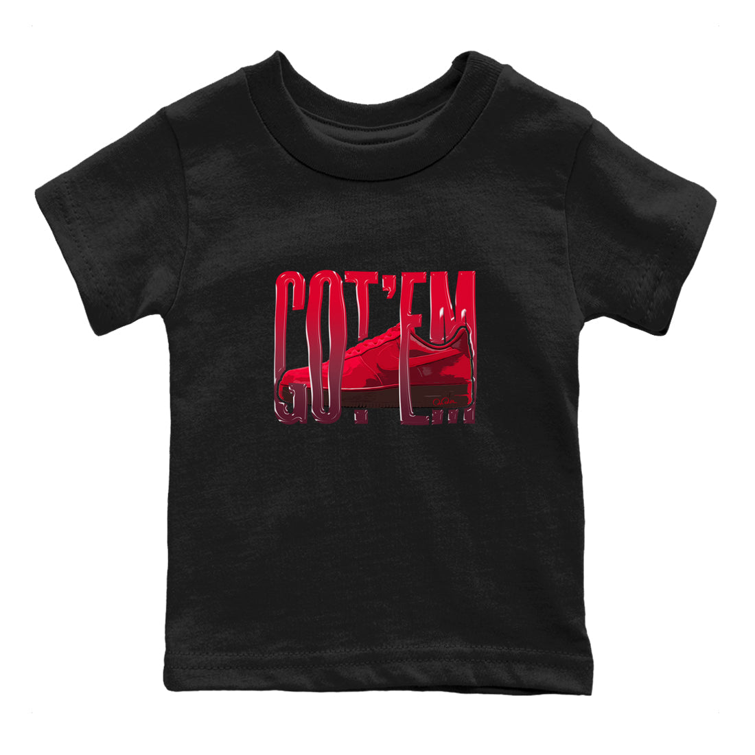 Wiggling Gotem snkmatch Tees Kids - Air Force 1 Layers Of Love