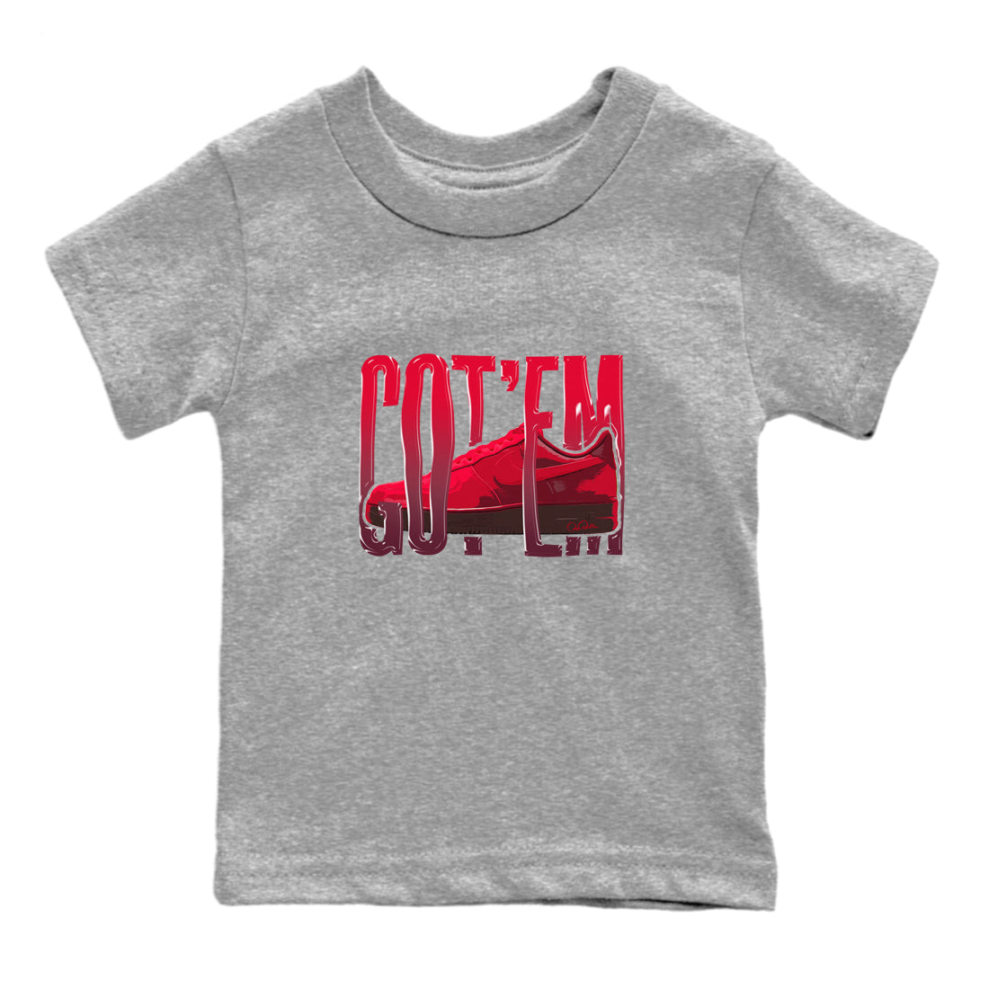 Wiggling Gotem snkmatch Tees Kids - Air Force 1 Layers Of Love
