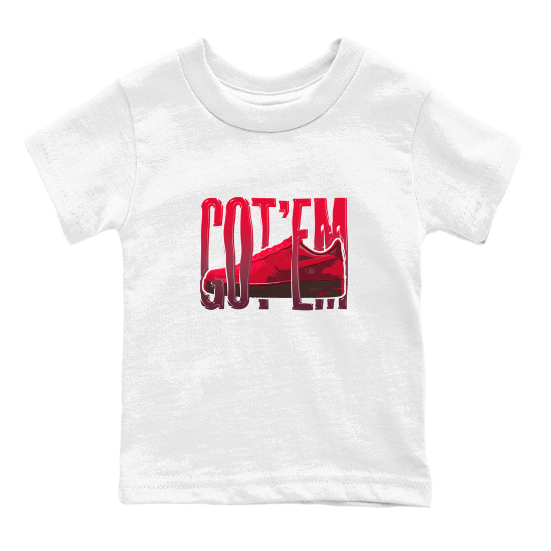 Wiggling Gotem snkmatch Tees Kids - Air Force 1 Layers Of Love