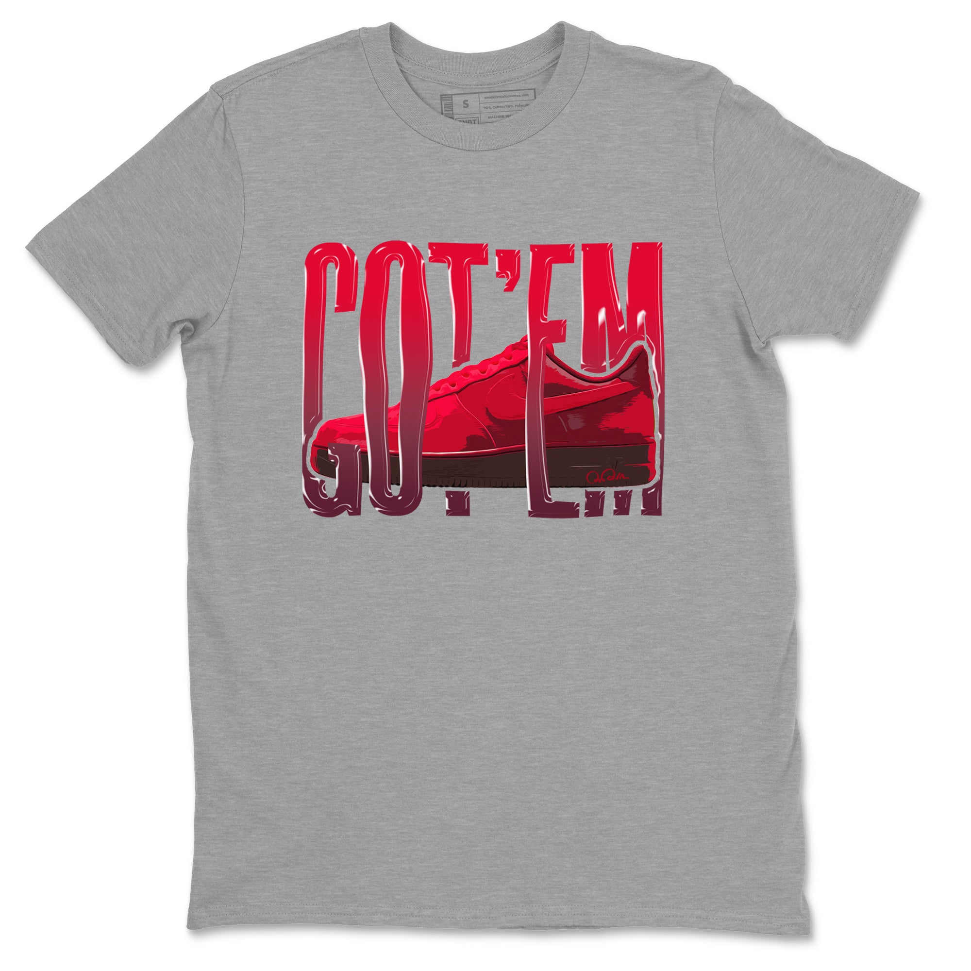 Wiggling Gotem snkmatch Tees - Air Force 1 Layers Of Love