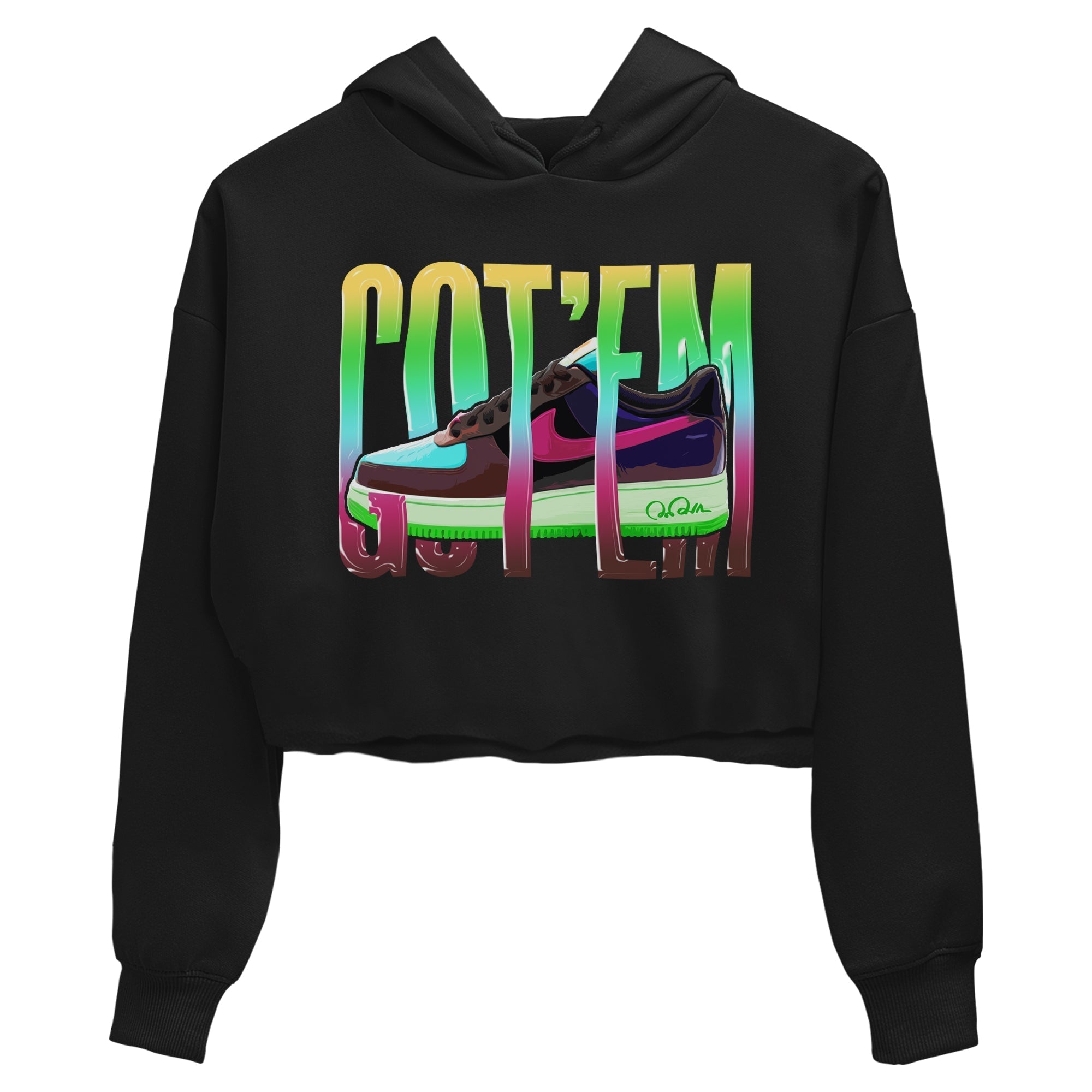 Wiggling Gotem Women's Tops - Air Force 1 Undefeated Fauna Brown