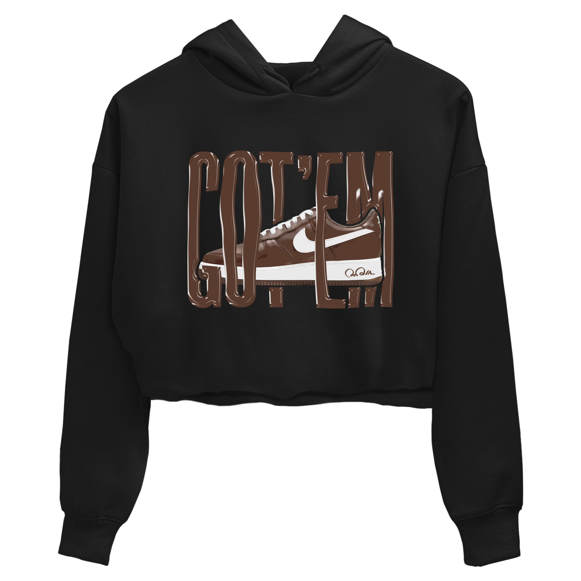 Wiggling Gotem snkmatch Women's Top -Air Force 1 Chocolate