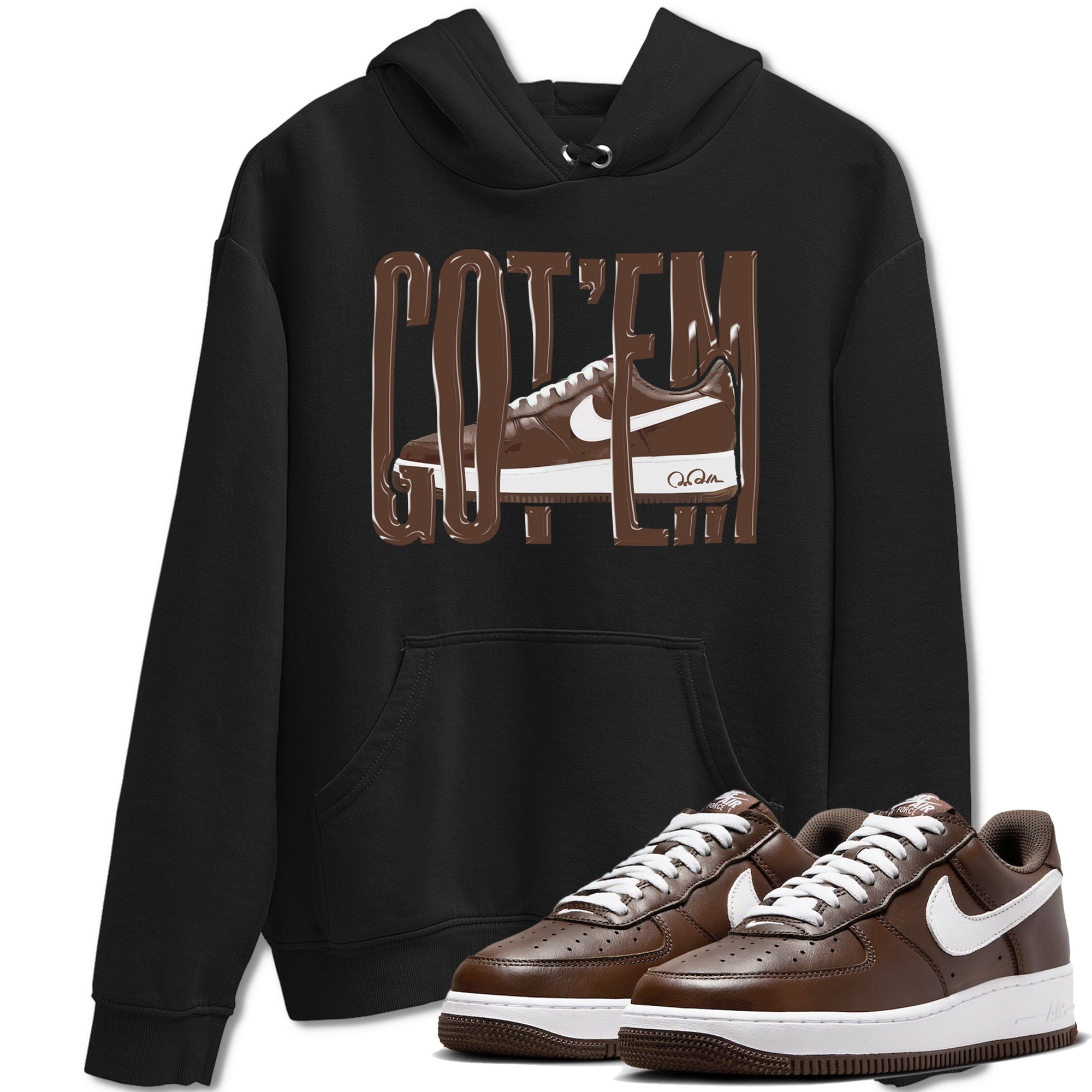 Wiggling Gotem snkmatch Tee -Air Force 1 Chocolate