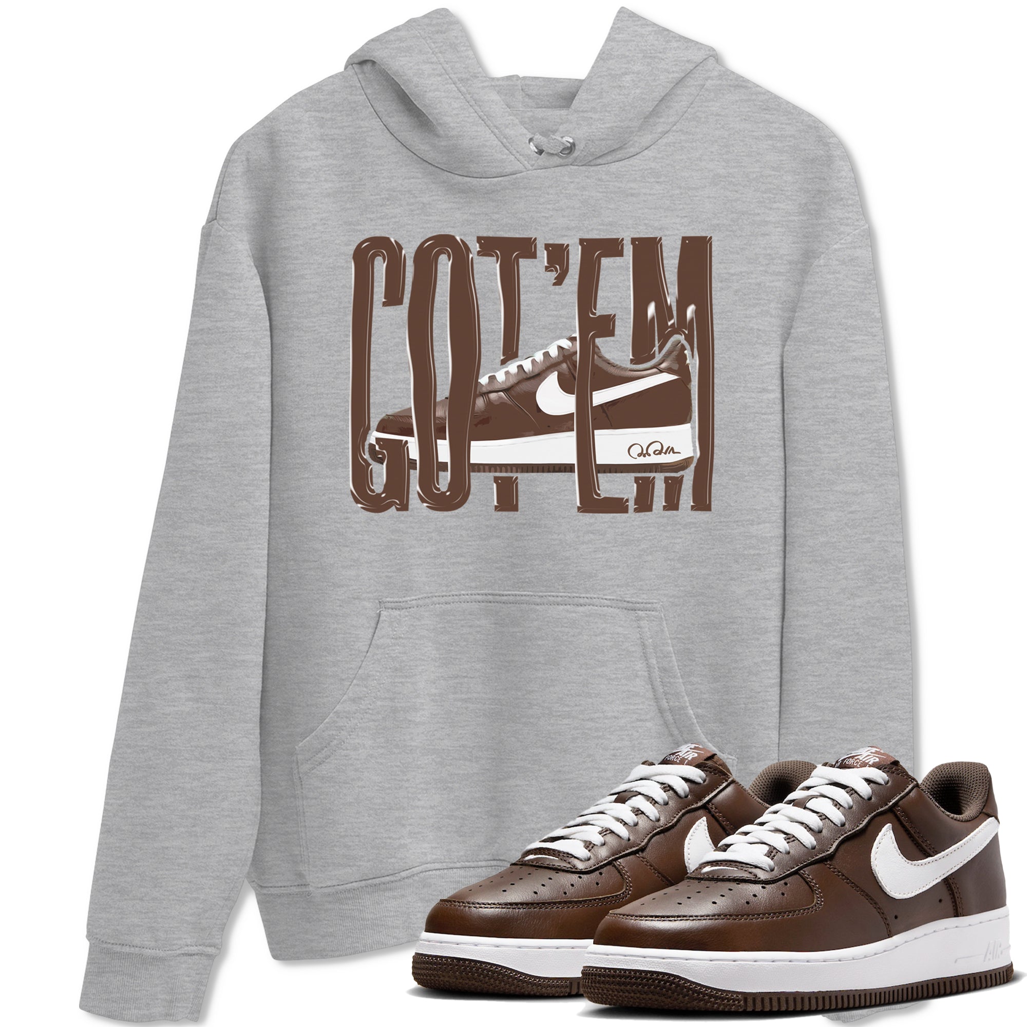 Wiggling Gotem snkmatch Tee -Air Force 1 Chocolate