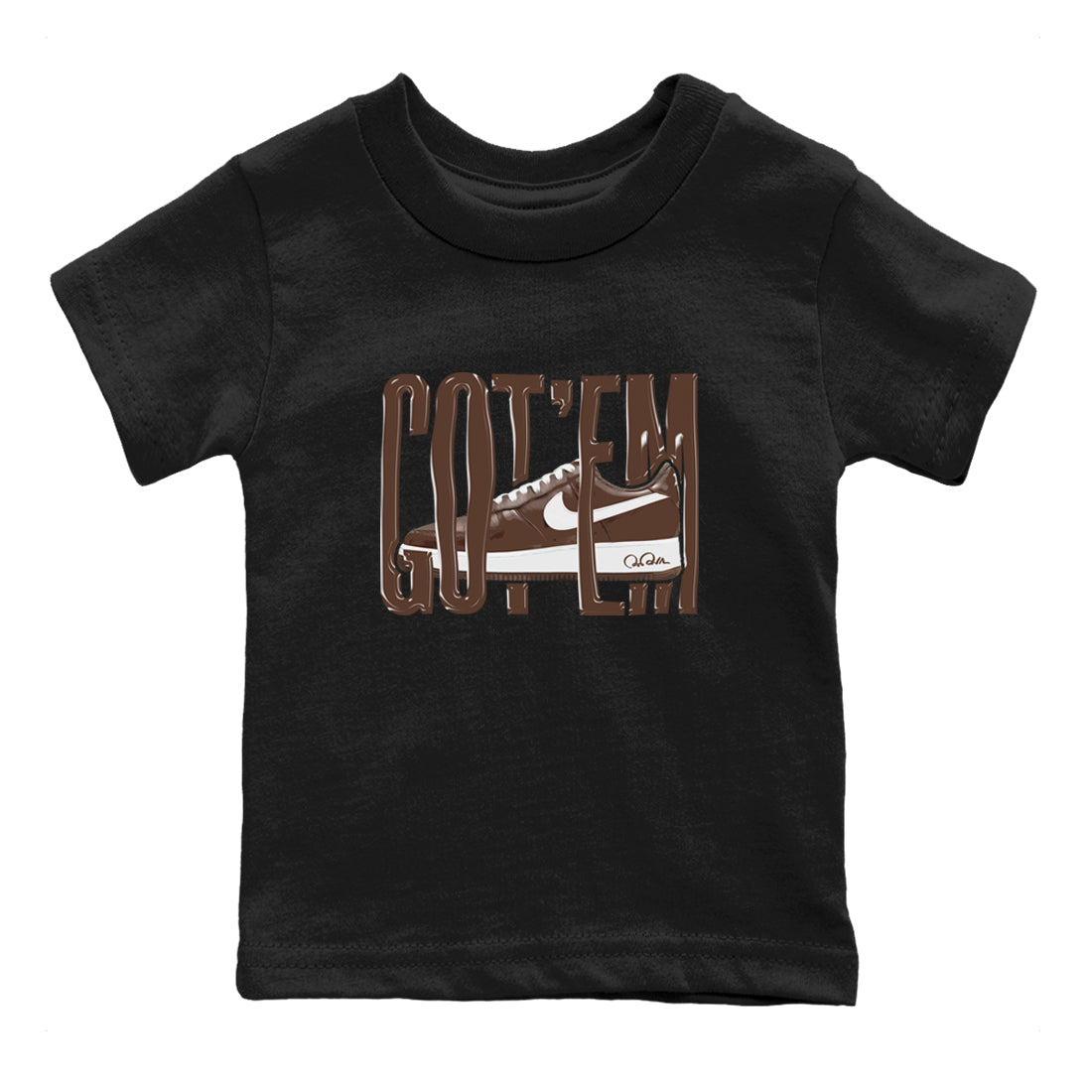 Wiggling Gotem snkmatch Tee Kids - Air Force 1 Chocolate