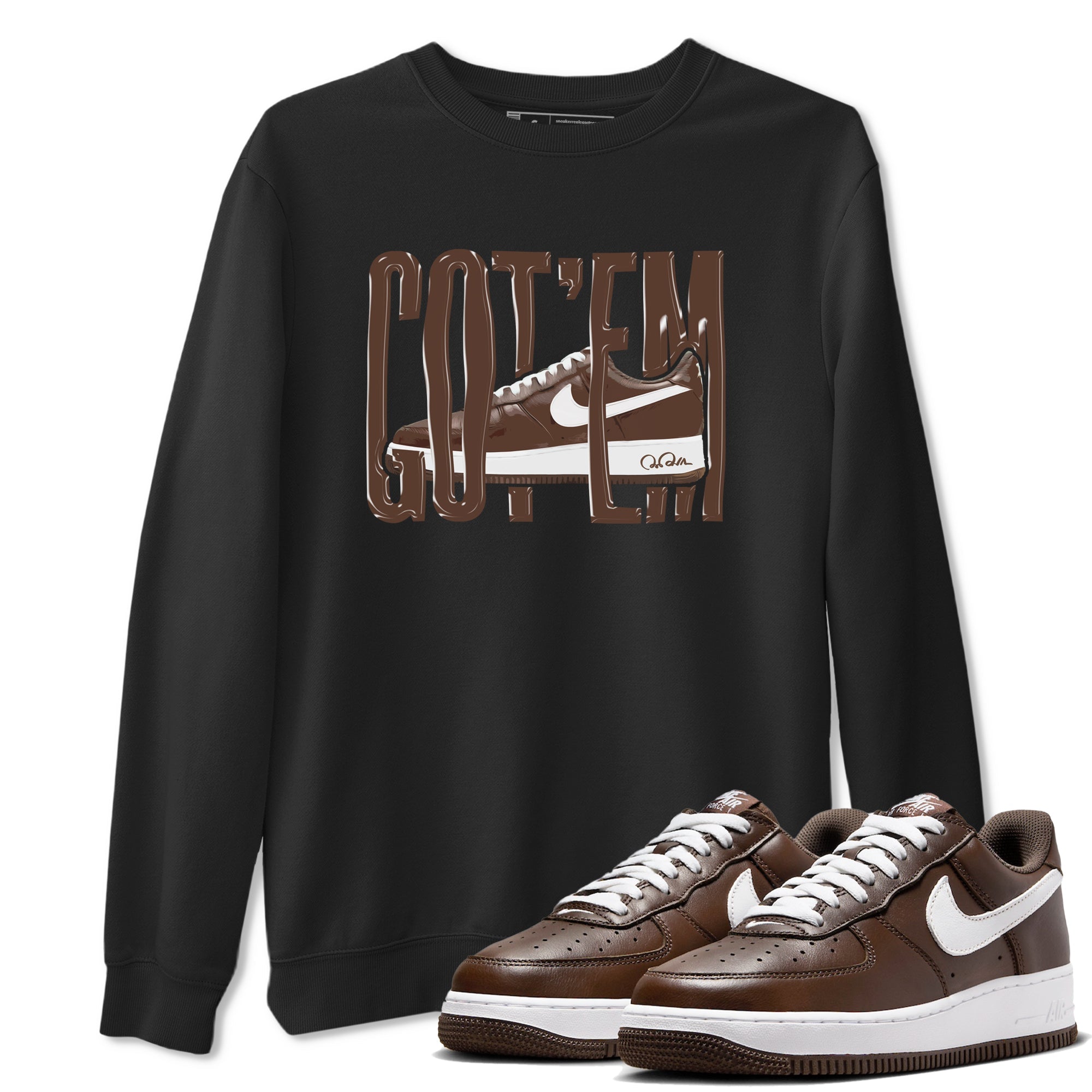 Wiggling Gotem snkmatch Tee -Air Force 1 Chocolate
