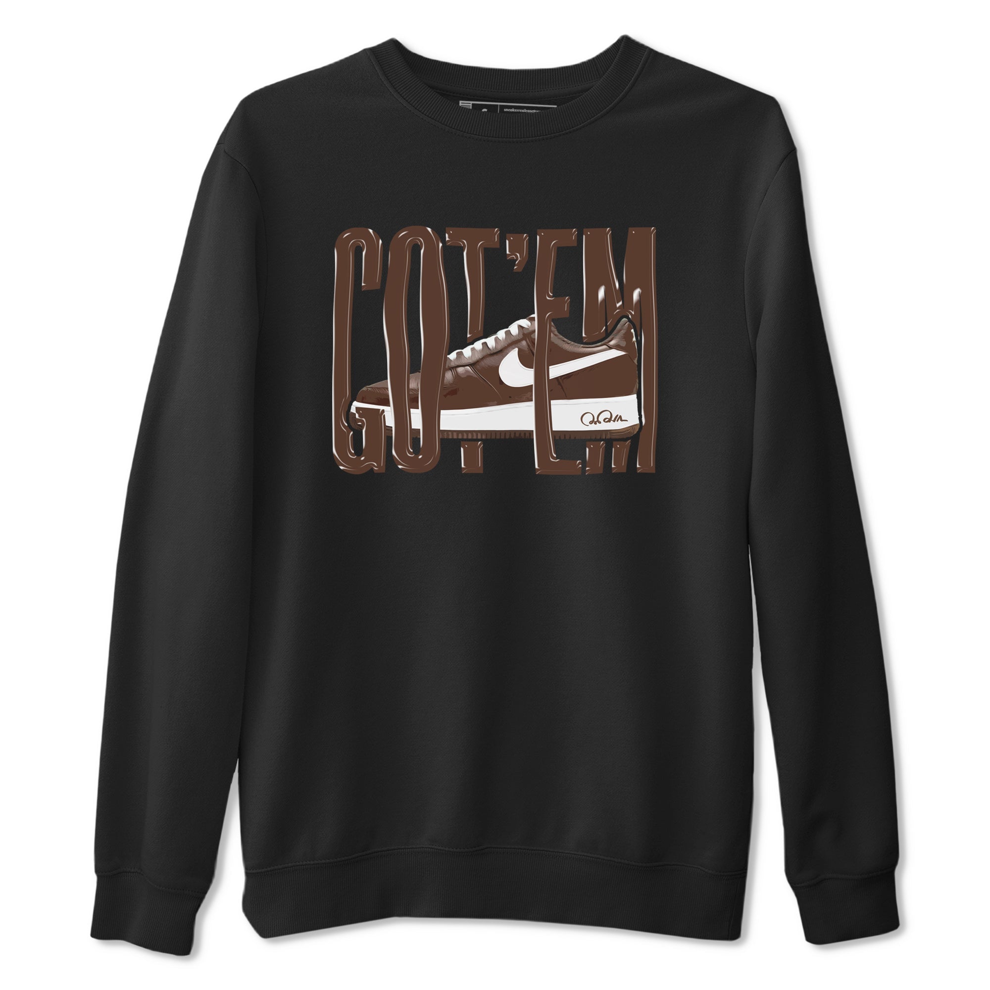 Wiggling Gotem snkmatch Tee -Air Force 1 Chocolate