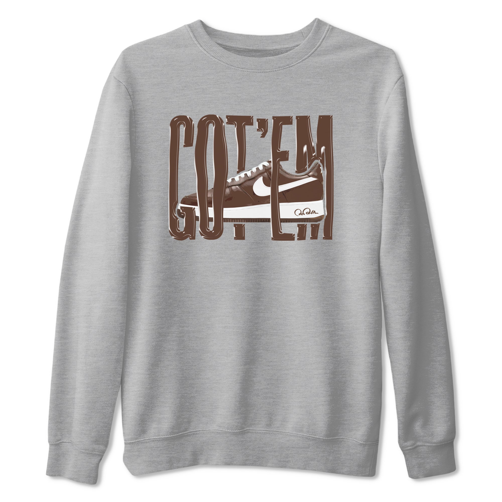 Wiggling Gotem snkmatch Tee -Air Force 1 Chocolate