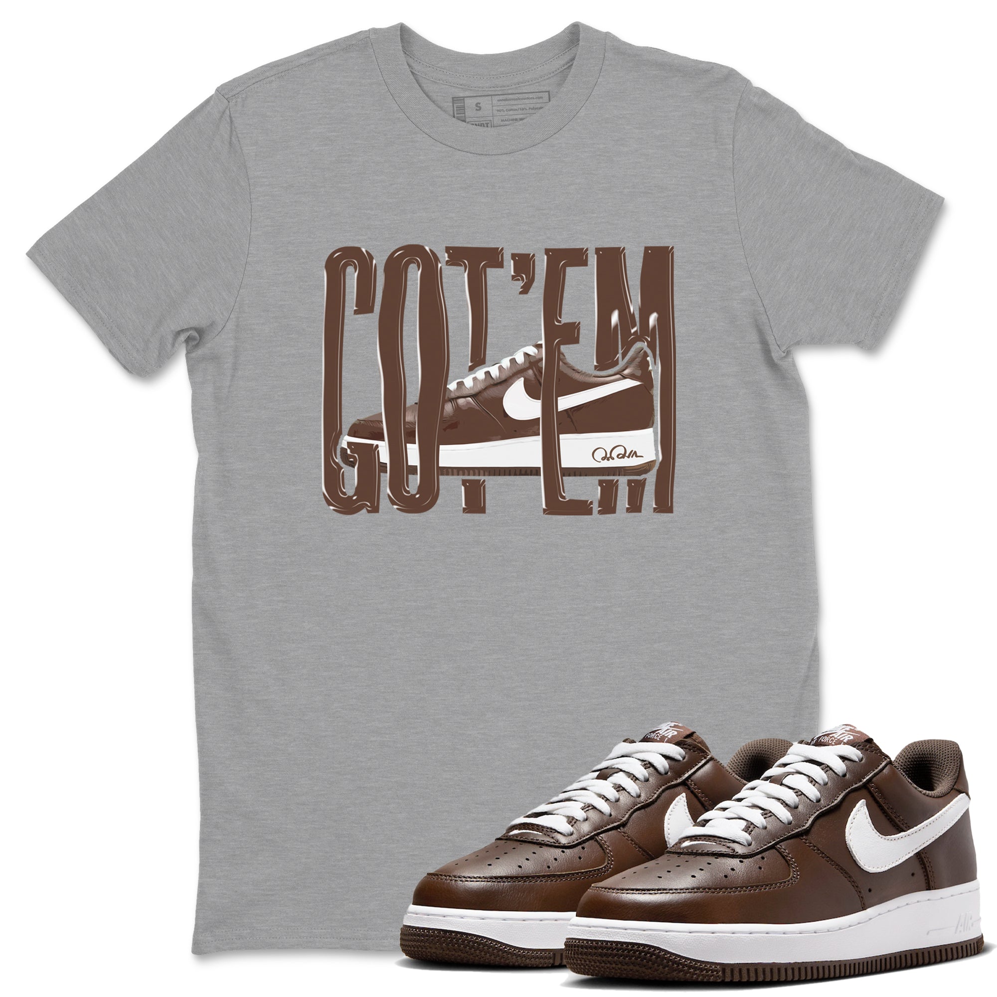 Wiggling Gotem snkmatch Tee -Air Force 1 Chocolate