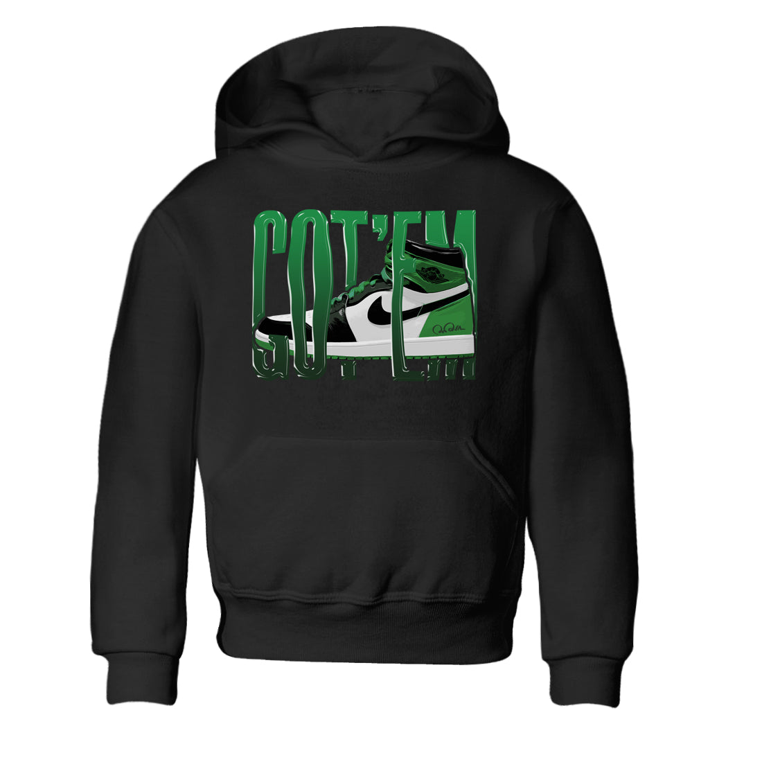 Wiggling Gotem Kids Tops - Air Jordan 1 Celtics