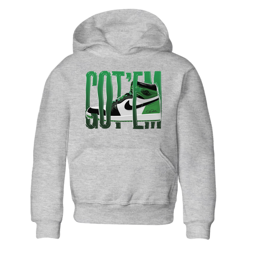 Wiggling Gotem Kids Tops - Air Jordan 1 Celtics