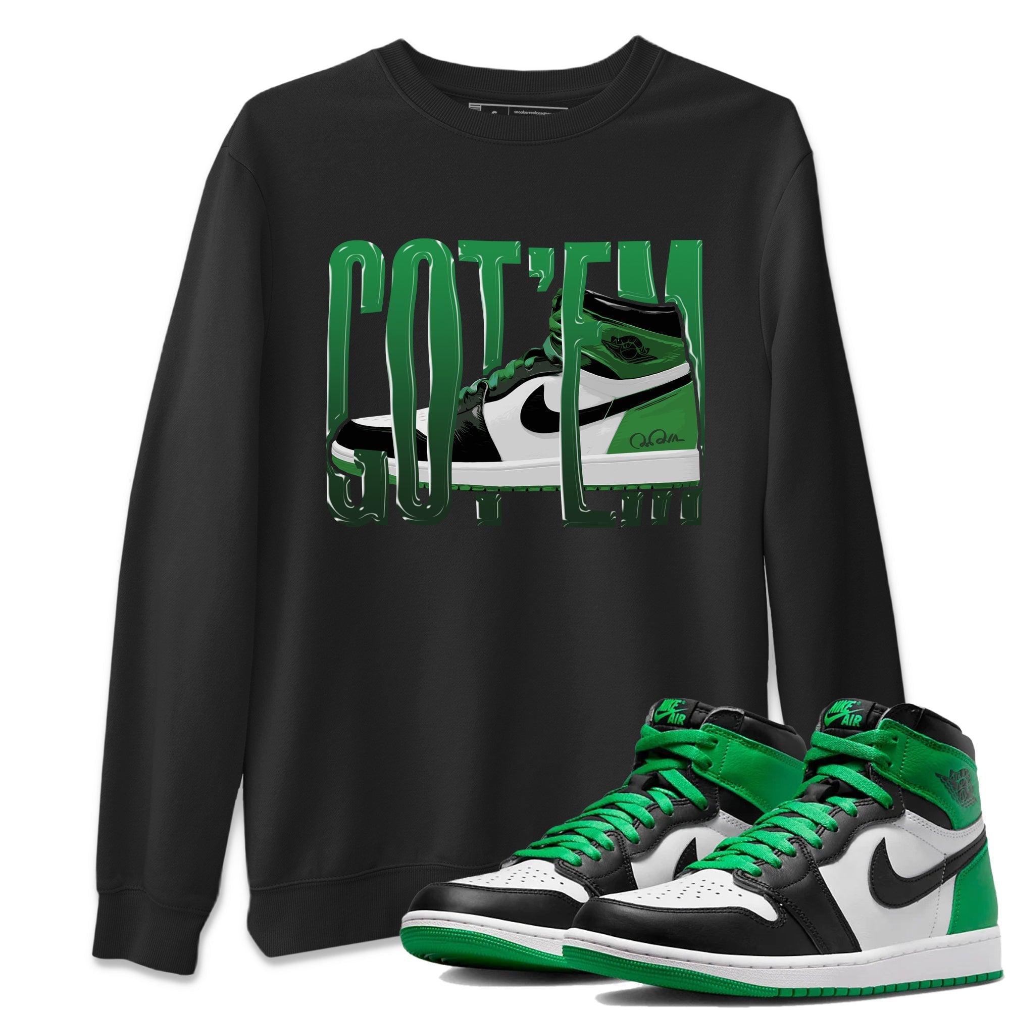Wiggling Gotem Unisex Tops - Air Jordan 1 Celtics