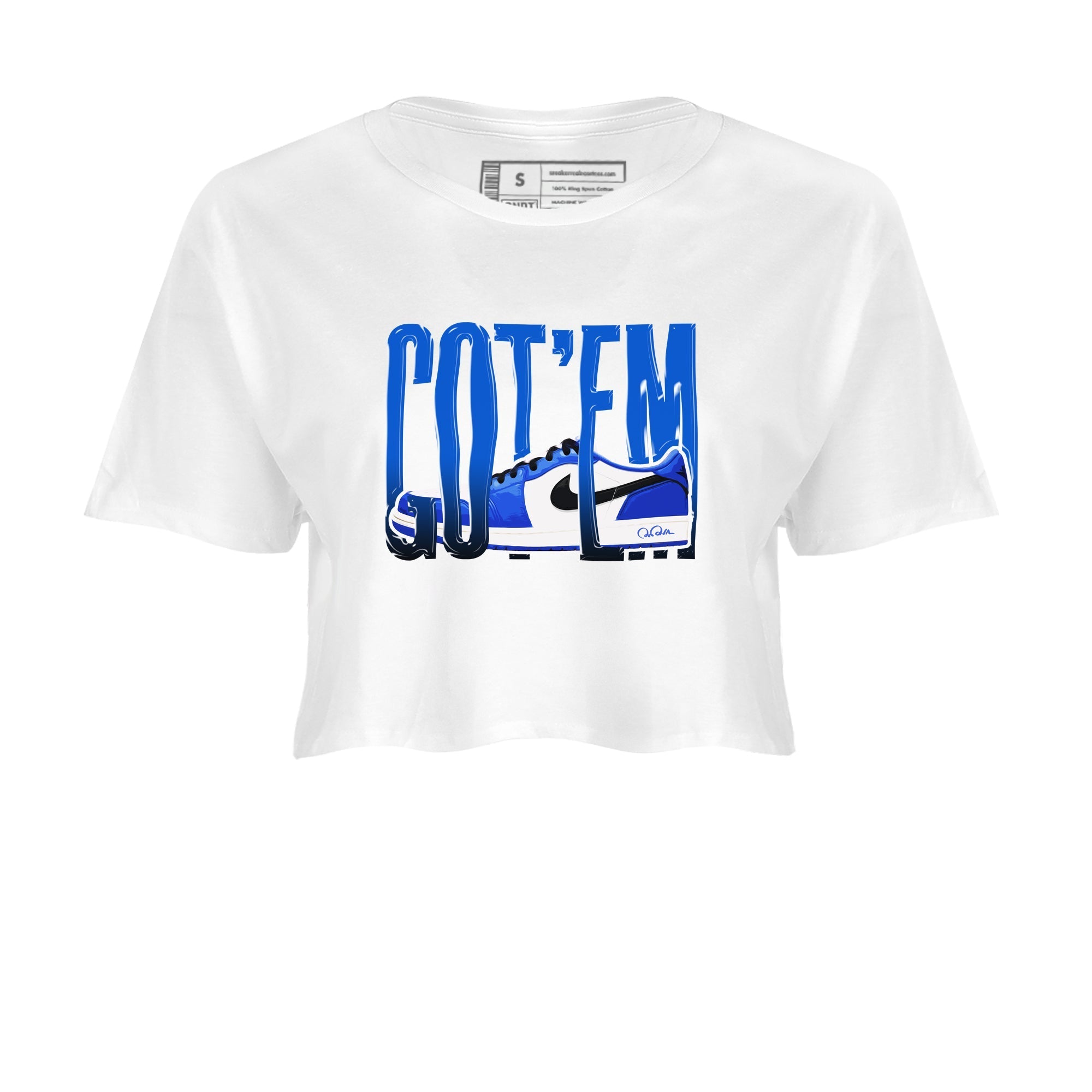 Wiggling Gotem snkmatch Women's Top - Air Jordan 1 Game Royal