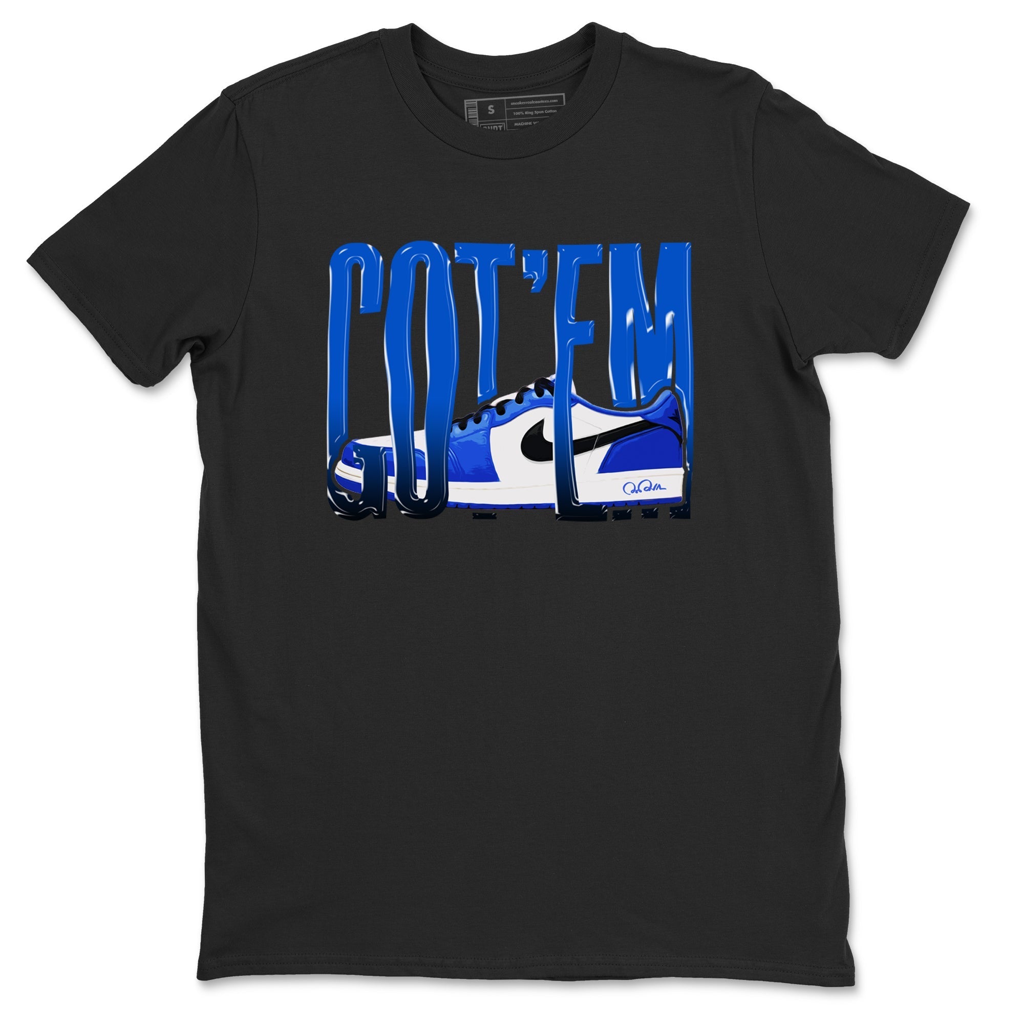 Wiggling Gotem snkmatch Tees - Air Jordan 1 Game Royal