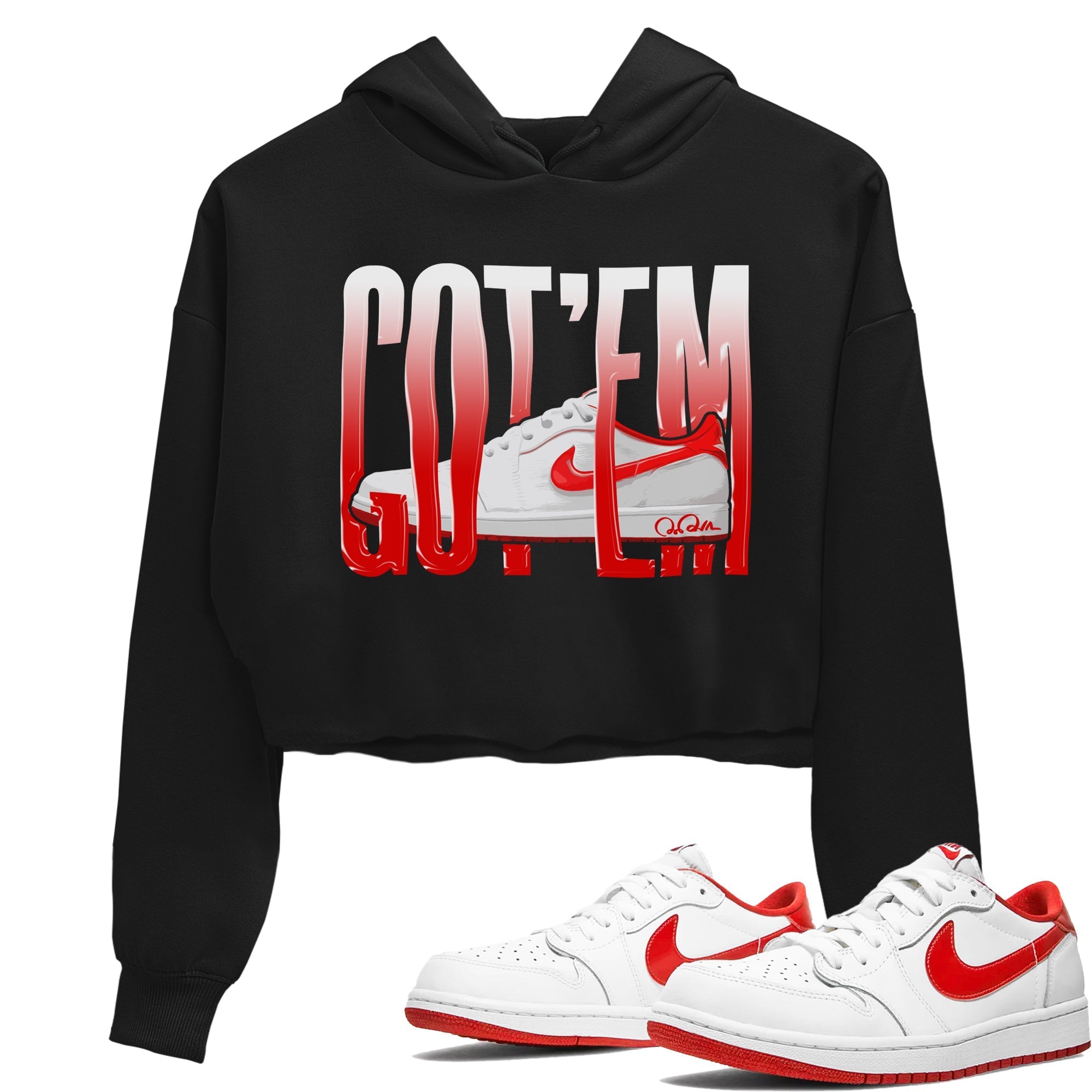 Wiggling Gotem snkmatch Women's Top - Air Jordan 1 University Red