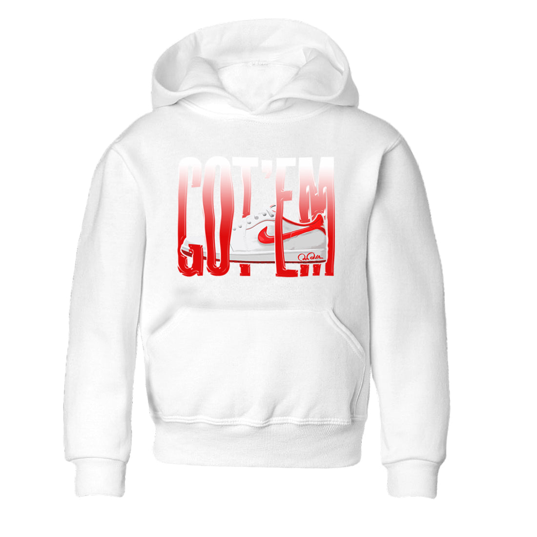 Wiggling Gotem snkmatch Tee Kids - Air Jordan 1 University Red