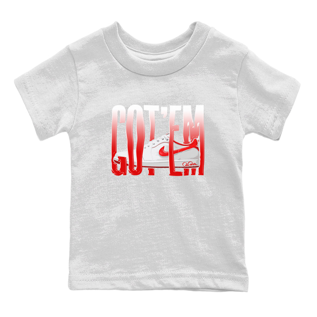 Wiggling Gotem snkmatch Tee Kids - Air Jordan 1 University Red