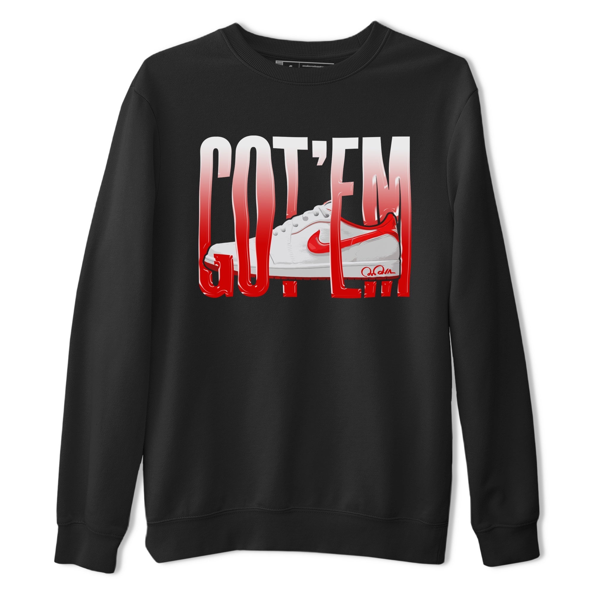Wiggling Gotem snkmatch Tee - Air Jordan 1 University Red